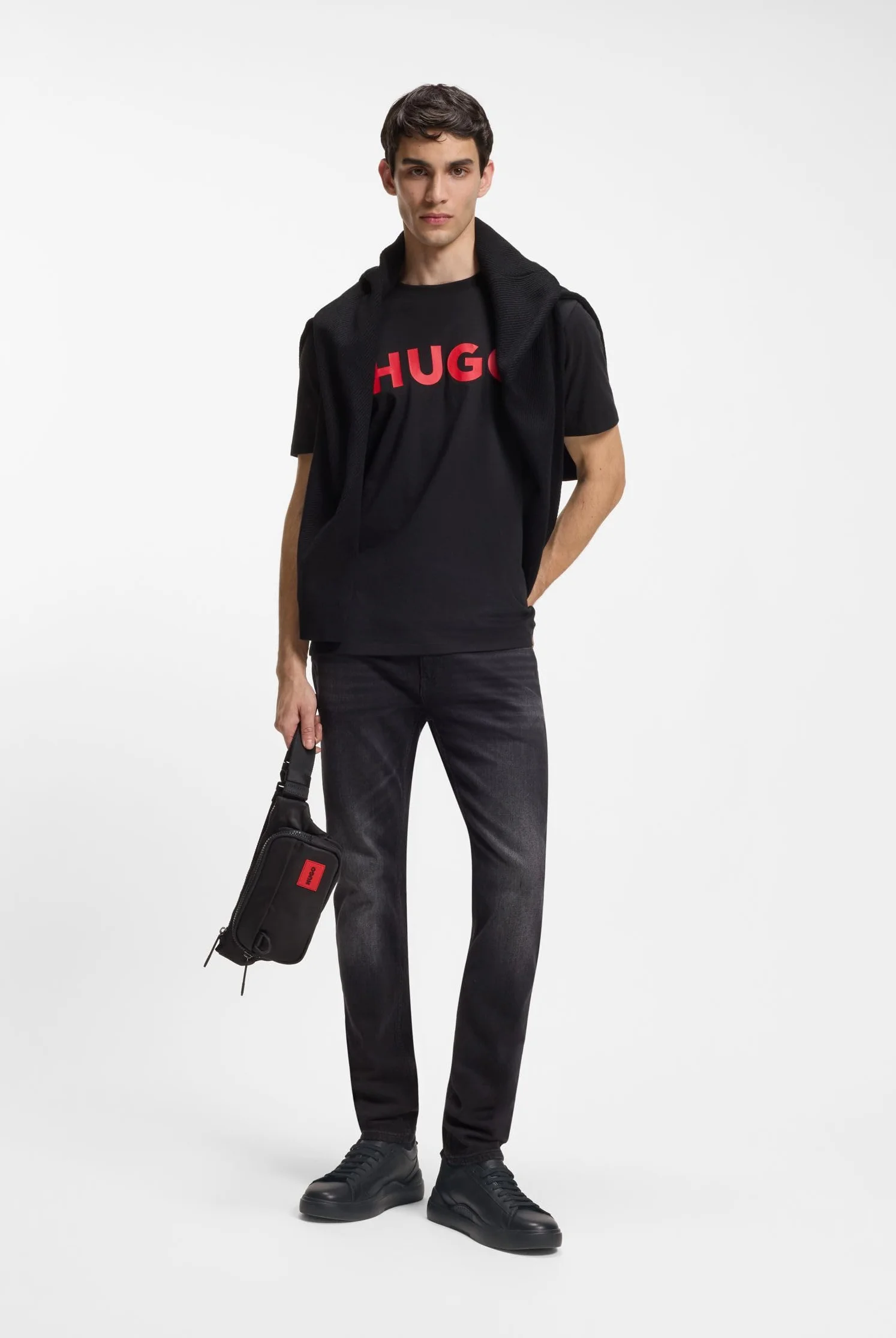 HUGO Ethon 2.0N_Bumbag N męska Belt Bag, Black2