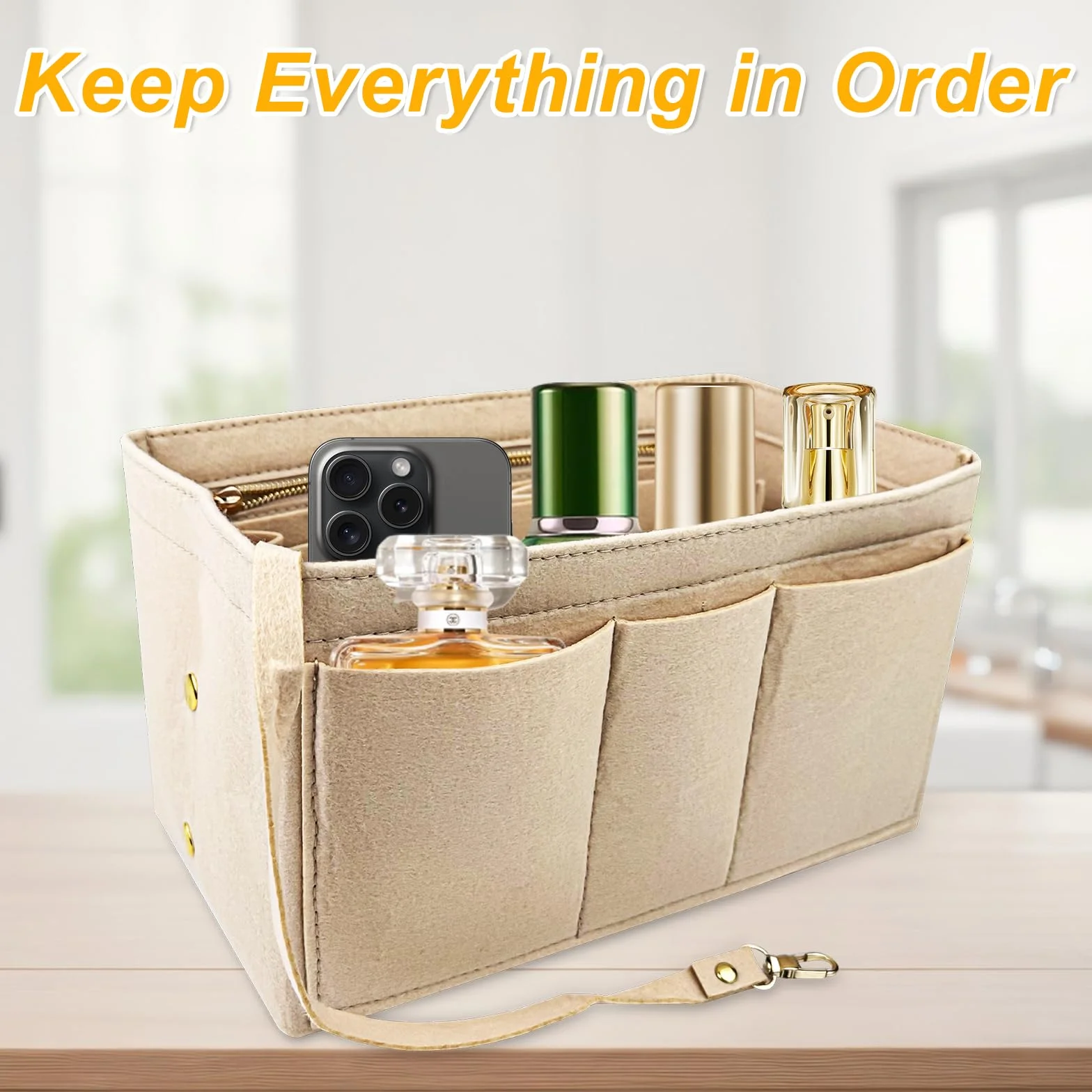 Newpop Organizer do torebki, torba z wieloma kieszeniami
