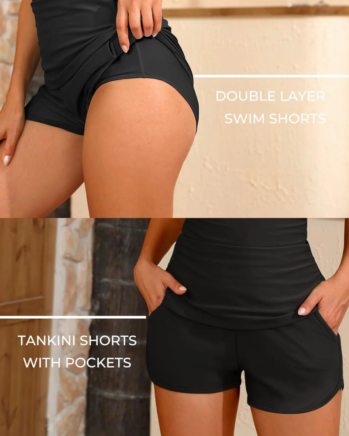 CheChury Tankini damska moda kąpielowa, wyszczuplający brzuch, zestaw push-up, tankini, damski czas wolny, tankini, moda kąpielowa, dwuczęściowy zestaw na lato, z nadrukiem, na plażę, wakacje, czas