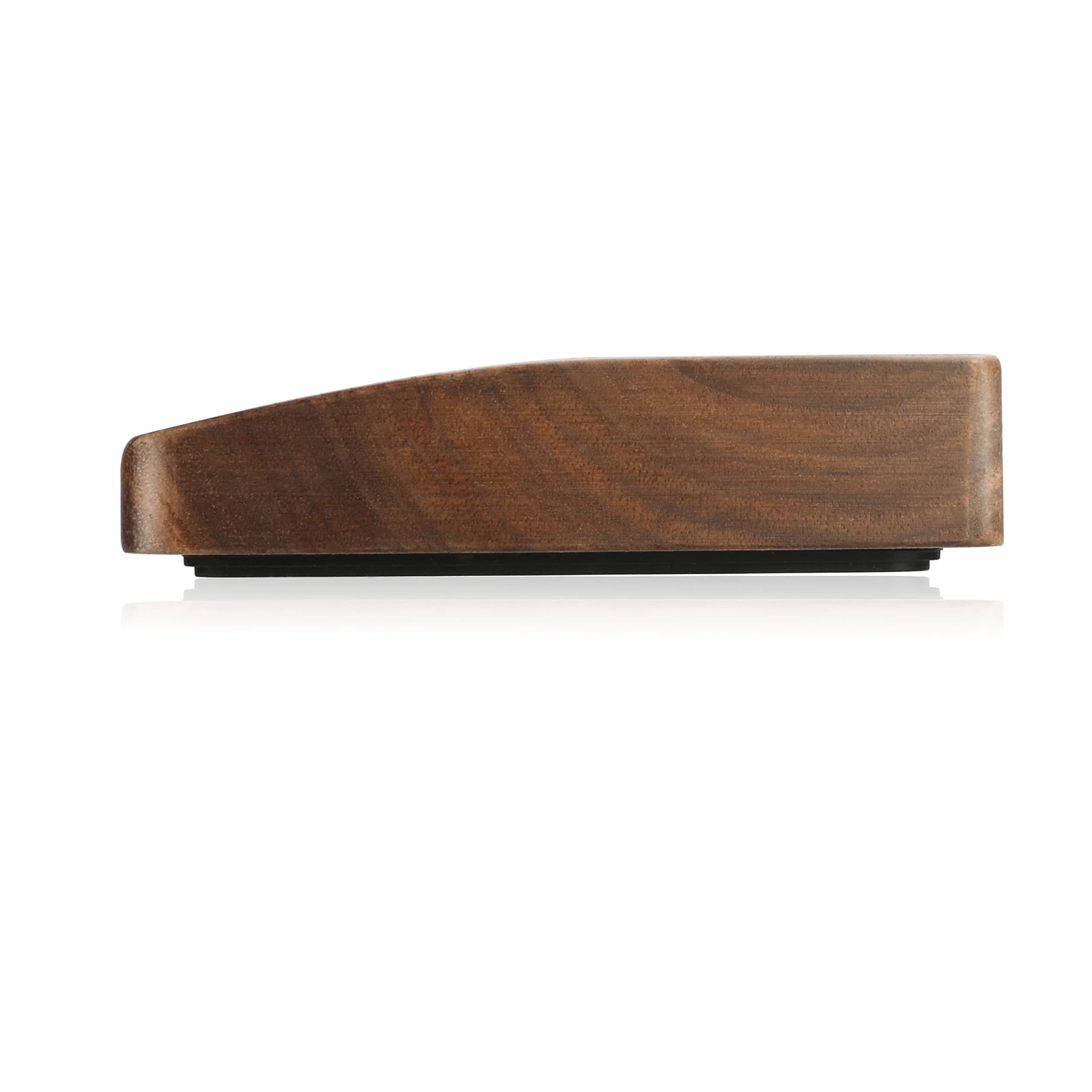 Faluber Drewniana podkładka pod nadgarstek, kompaktowa, drewno orzechowe, mechaniczna klawiatura do gier, ergonomiczna podpórka pod nadgarstki, grubość 20 mm, mała, drewno orzechowe
