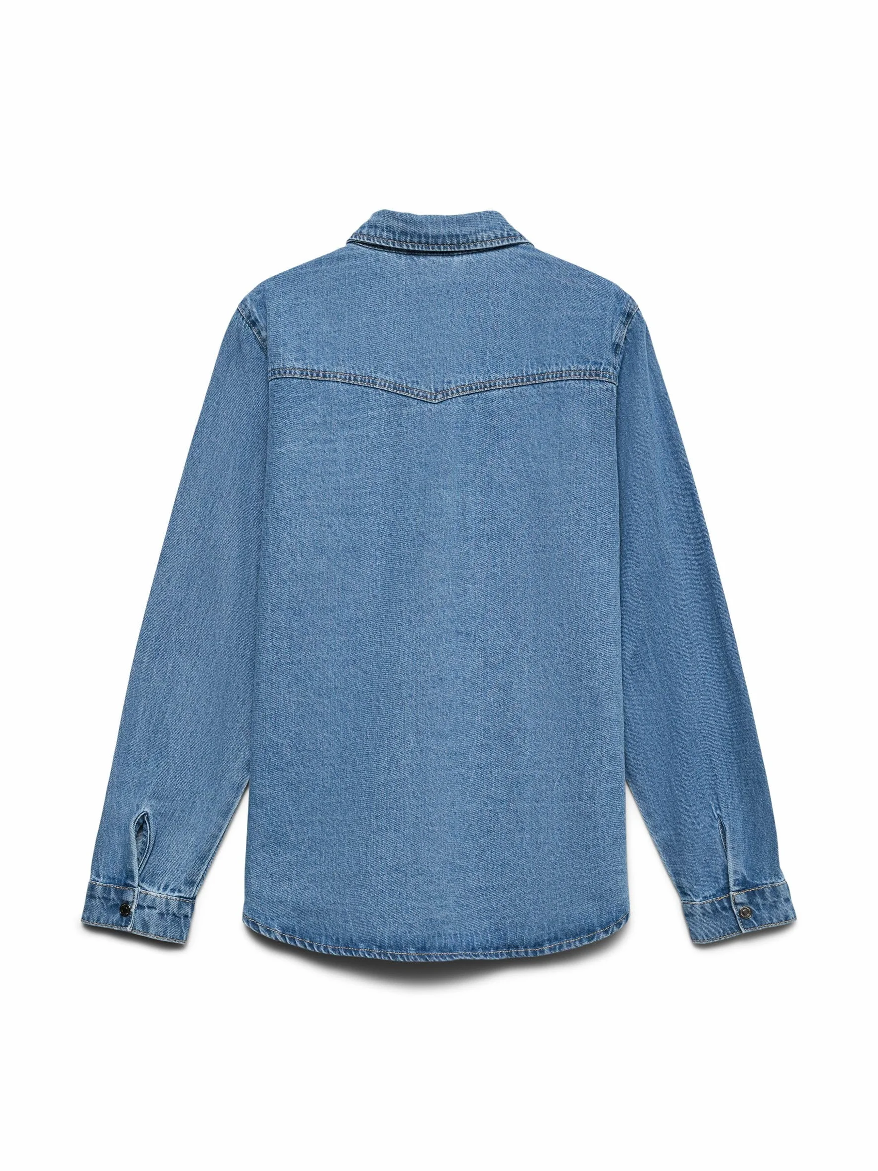 Vero Moda VMJENNIE koszula dżinsowa damska, niebieski (medium blue denim), XL
