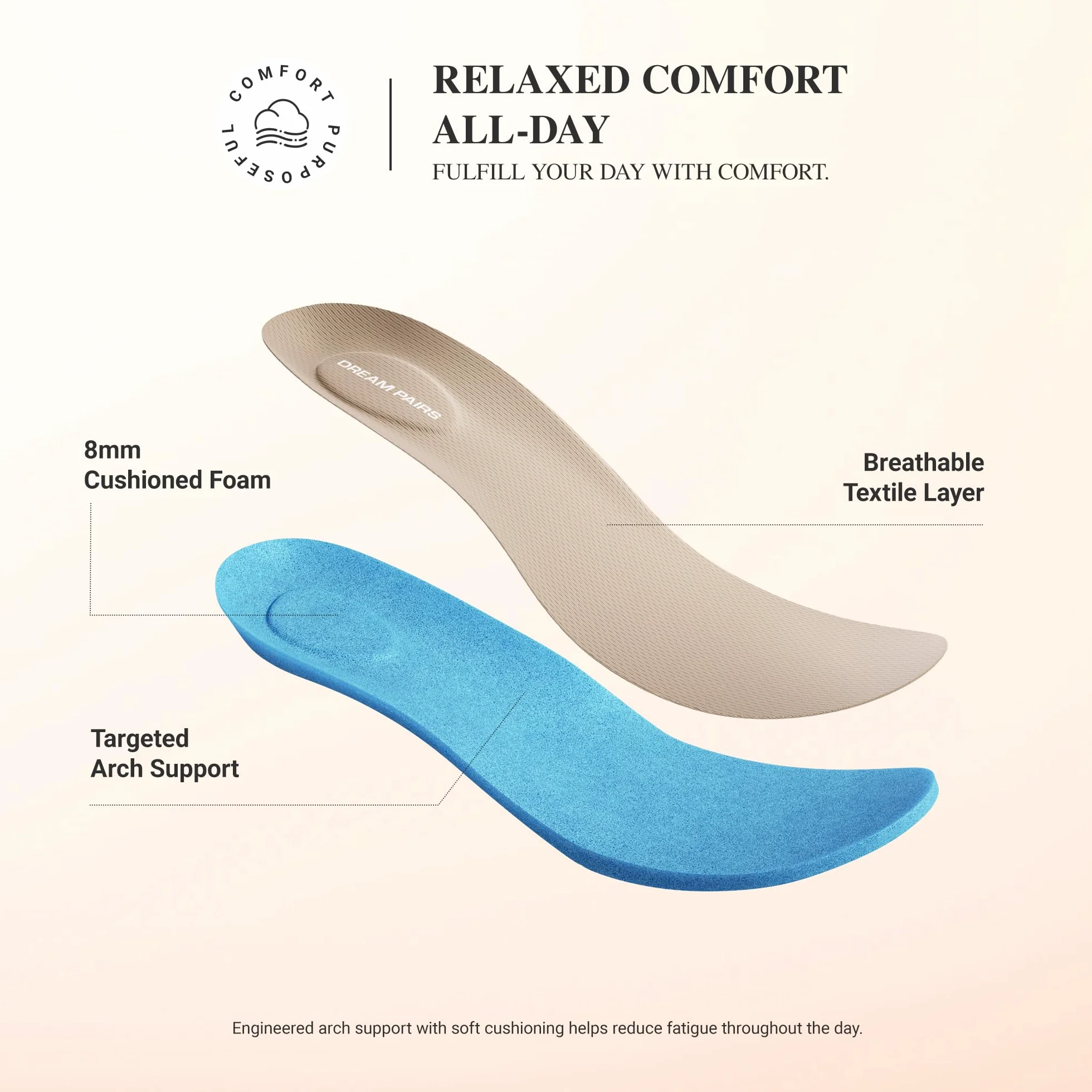 DREAM PAIRS Damskie baleriny Mary Jane Barefoot Knit Wide Toe Box Arch Support Płaskie buty dla kobiet szykowne na co dzień biuro biznes praca podróż spacer