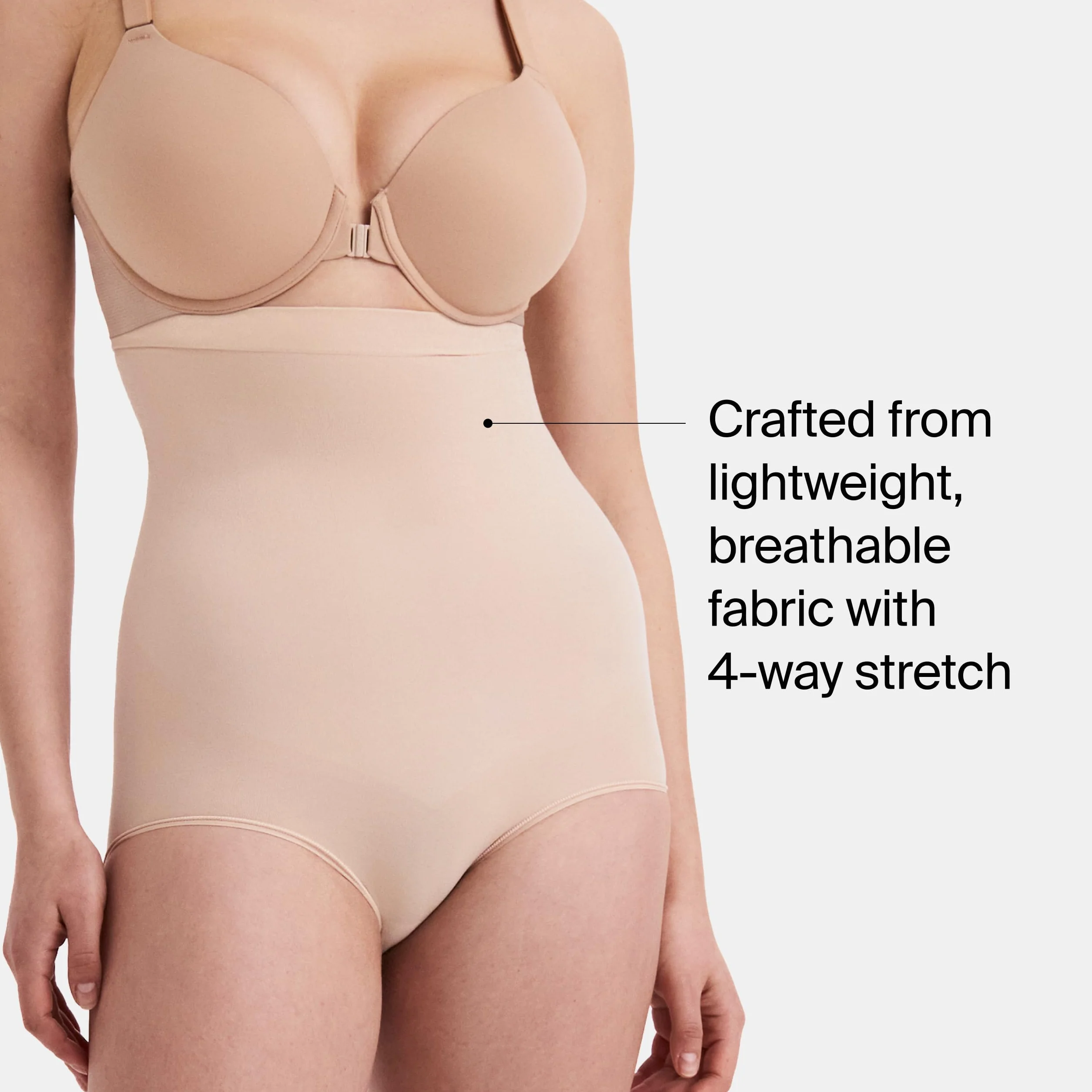 SPANX Bielizna modelująca dla kobiet Kontrola brzucha Majtki z wysokim stanem (regularne i duże rozmiary)