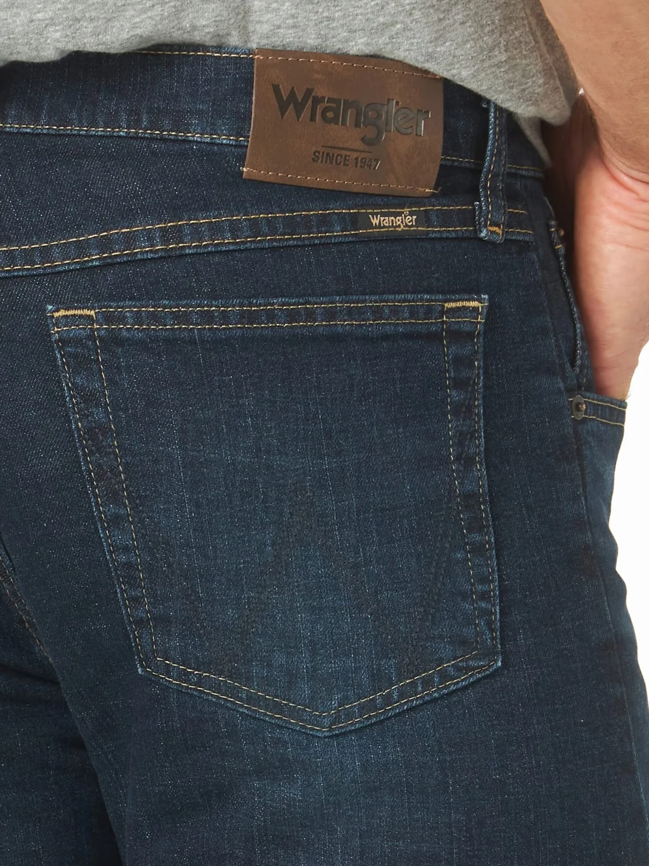 Wrangler Swobodne Dopasowanie Do Stretchu, Normalne Dopasowanie - Dżins Mężczyźni