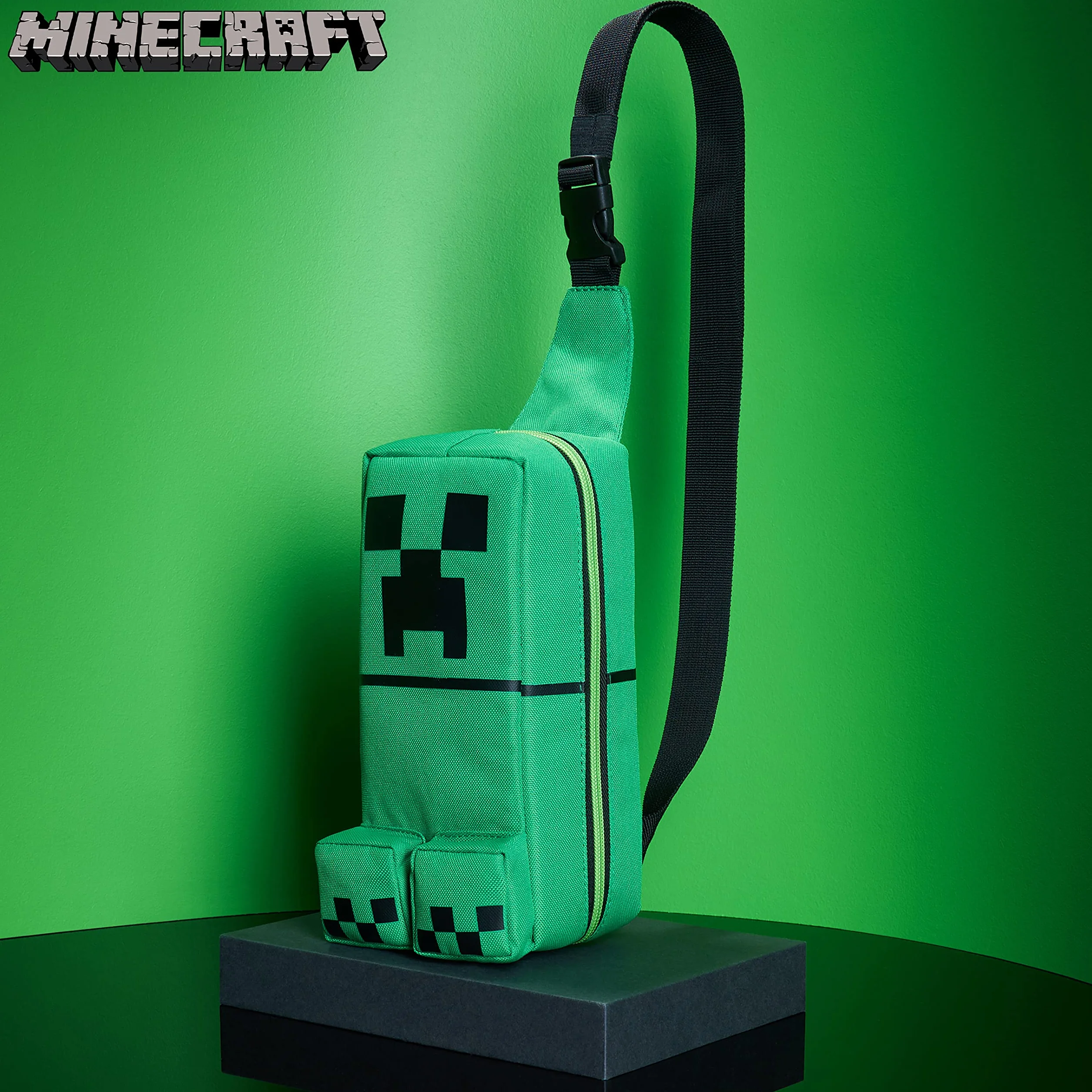 Minecraft Chłopięca torba crossbody z regulowanym paskiem - prezenty dla graczy