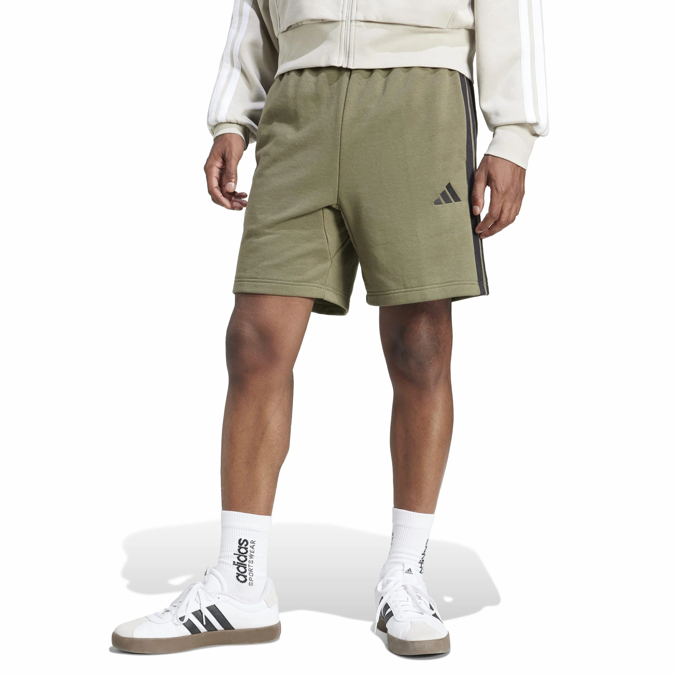 adidas Essential Three Stripes French Terry Short - Shorty Mezczyzni