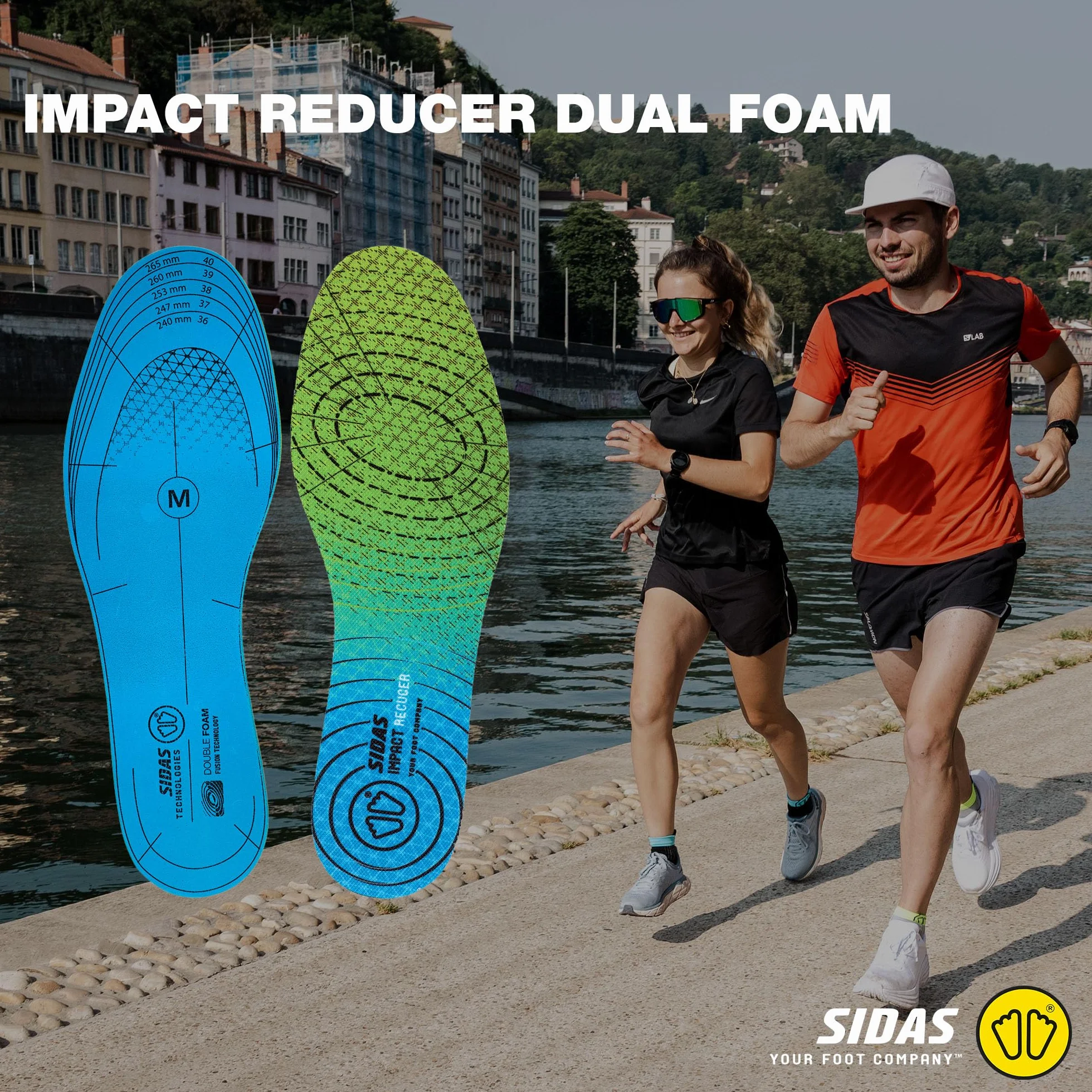 Sidas Wkładki Impact Reducer Dual Foam