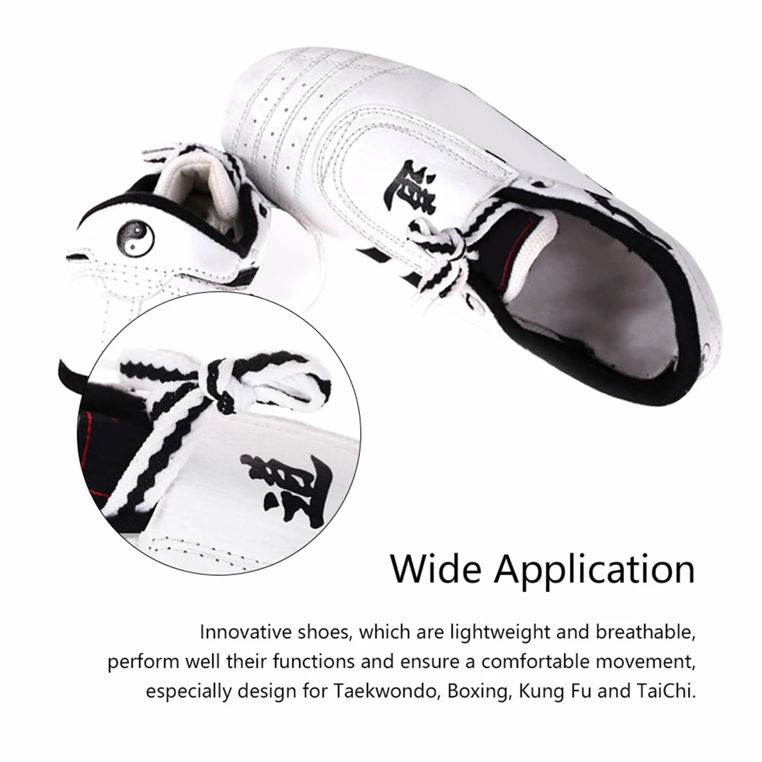 Buty Kong Fu, Niezawodne Buty do Taekwondo Taekwondo dla Mężczyzn i Kobiet Dzieci, Białe Sztuki Walki