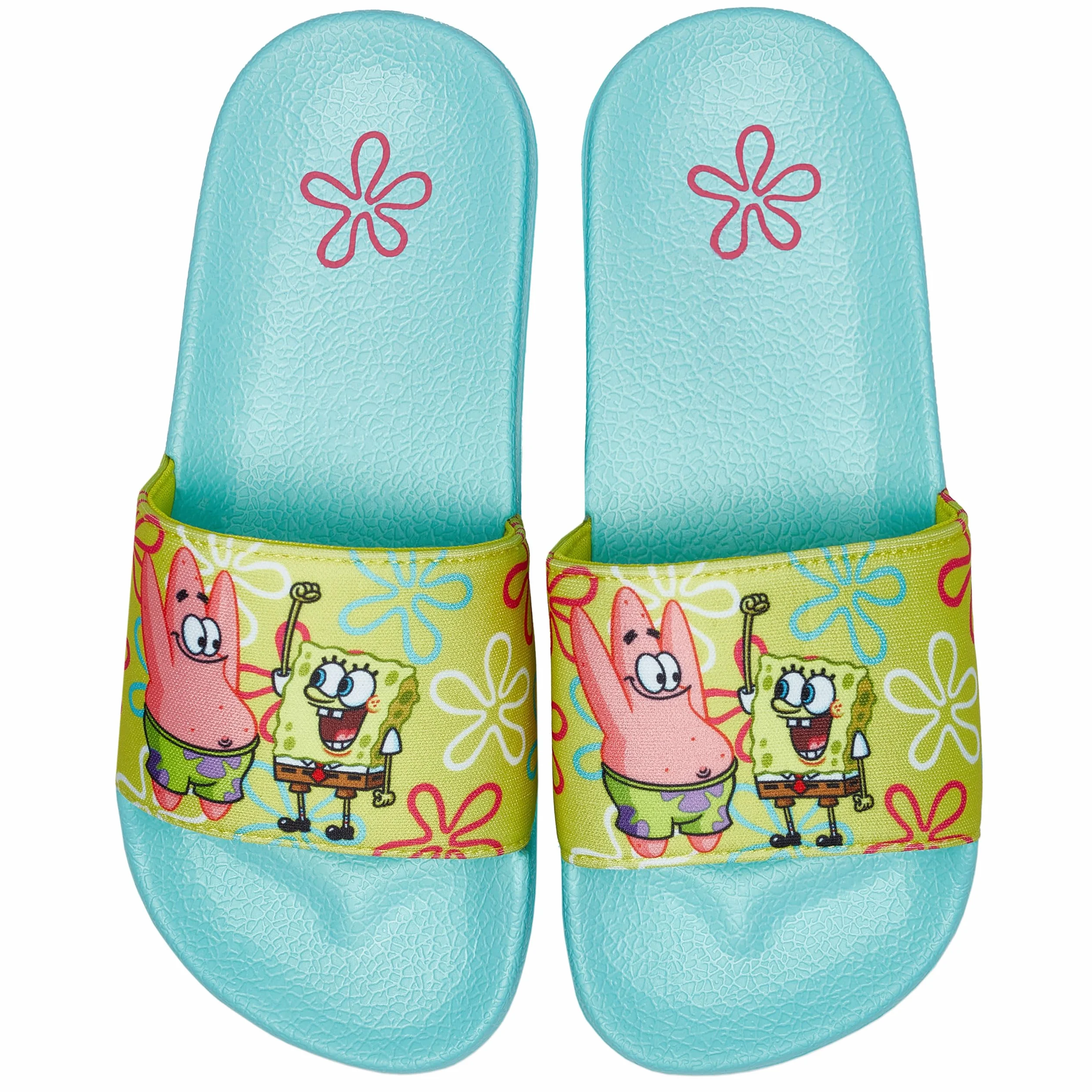 SPONGEBOB KANCIASTOPORTY Klapki dla chłopców | Klapki plażowe SpongeBob i Patrick | Letnie Sandały