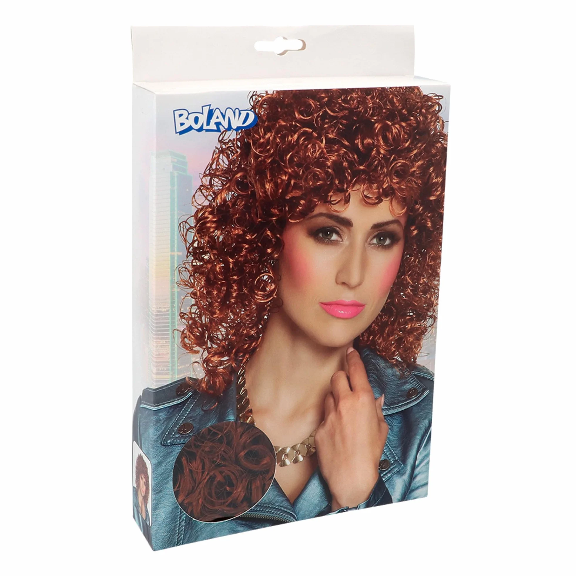 Boland - Club Wig Adult, kręcone syntetyczne włosy, fryzura, kostium, karnawał, przebranie, bal przebierańców, bal przebierańców