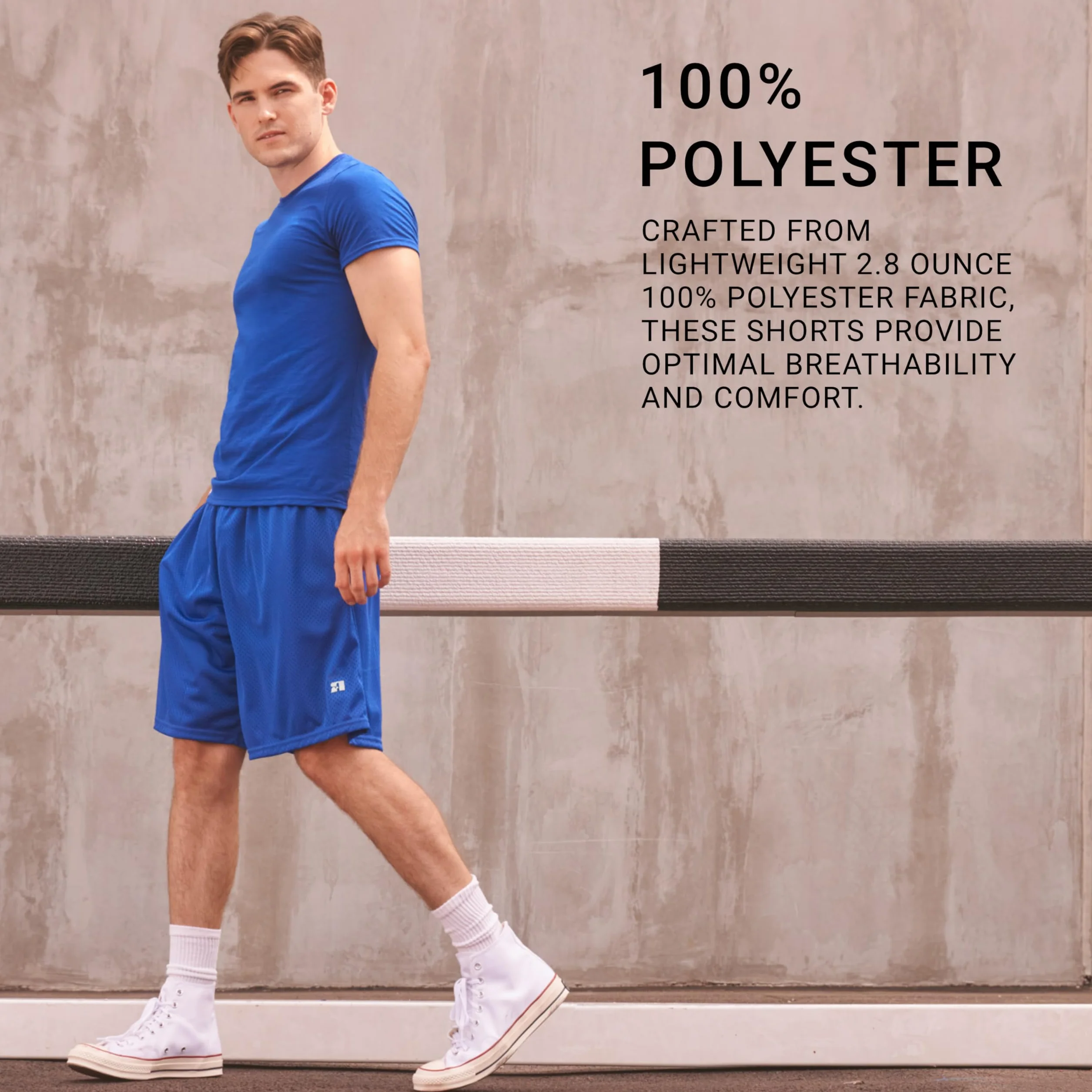 Russell Athletic Mesh Pocket Short - Krótki Mężczyźni