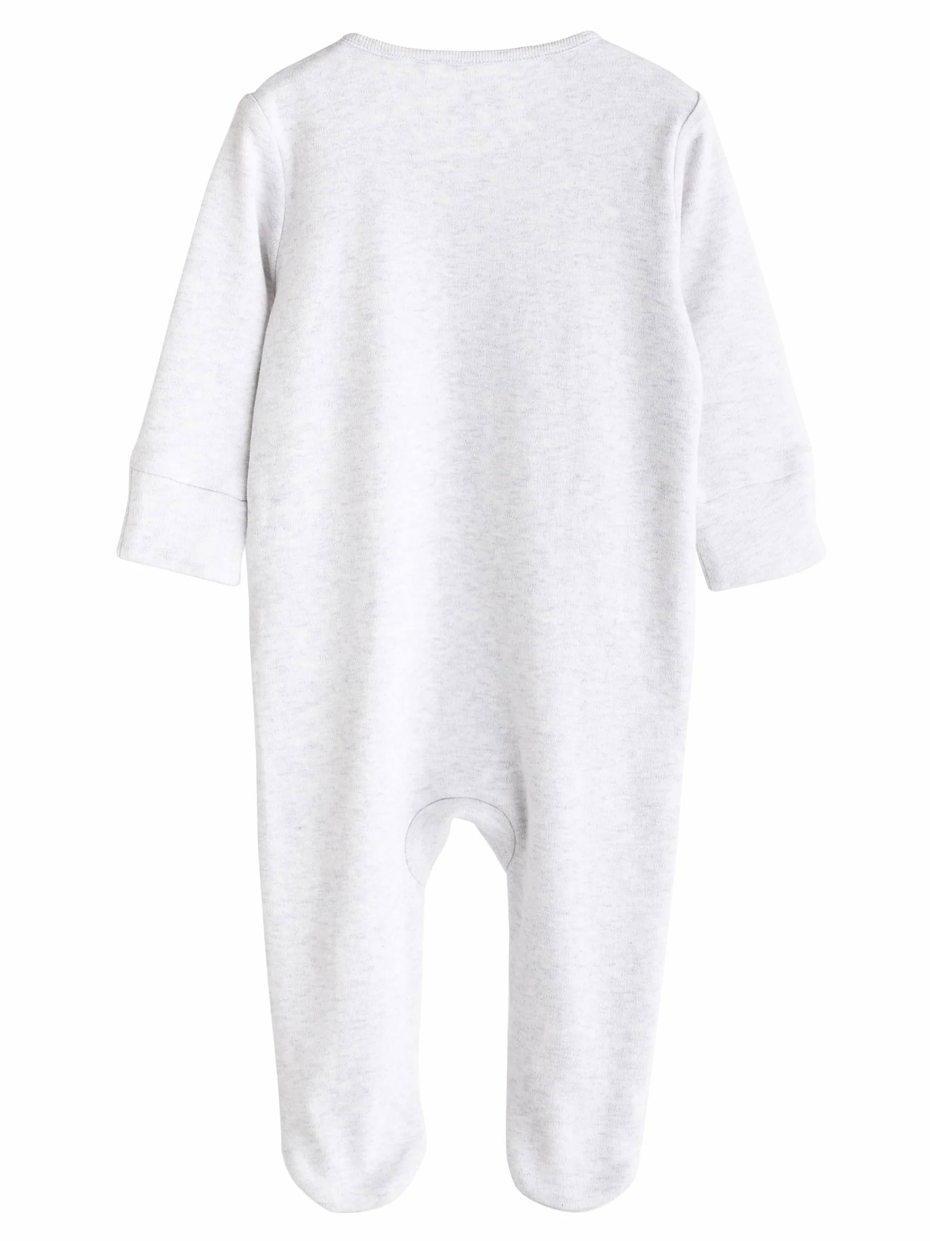 NEXT Noworodki unisex Zestaw 3 par śpioszków niemowlęcych ze 100% bawełny z suwakiem Essential