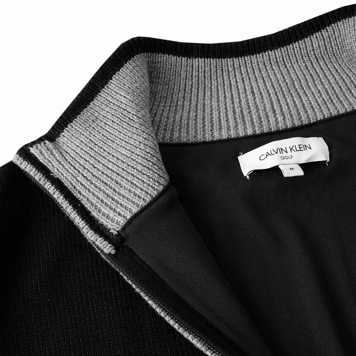 Calvin Klein Mens 2025 Podszyty gruby wiatroszczelny sweter z podszewka i zamkiem blyskawicznym 1/2