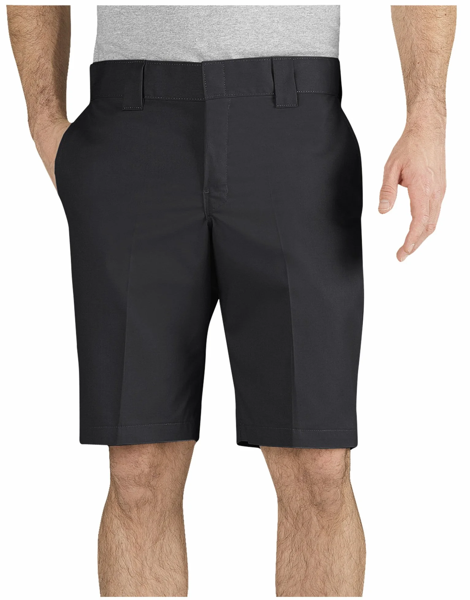 Szorty robocze Slim Fit 11 cali Flex, Czarny V1, 52