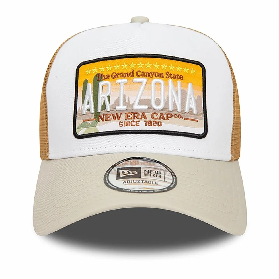 New Era Czapka Trucker State PatchEra Kobiety/Mężczyźni - curved brim cap baseball tirowca Snapback, Z daszkiem Zima Jesień Wiosna Lato