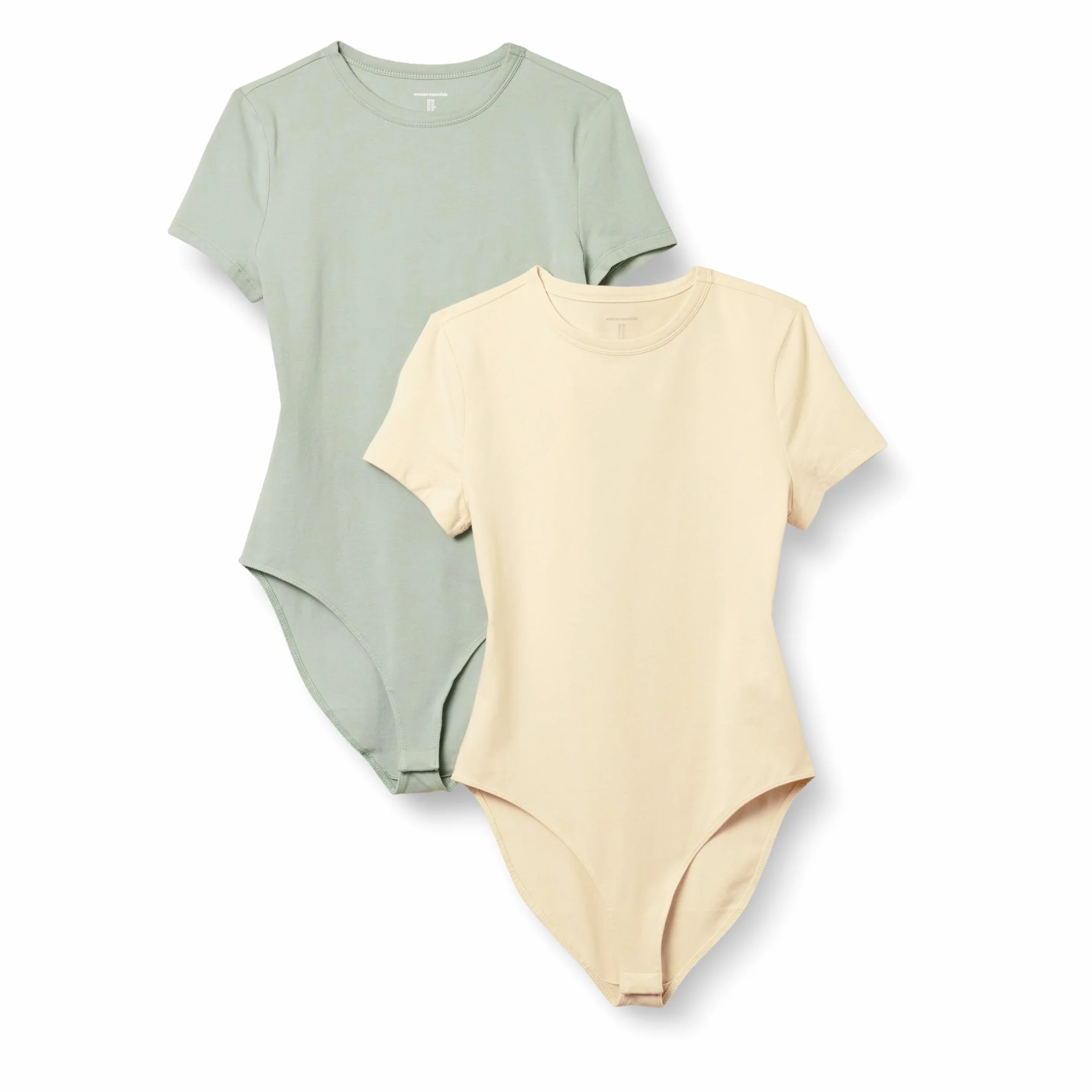 Amazon Essentials Kobiety Body z rozciągliwego bawełnianego dżerseju slim fit