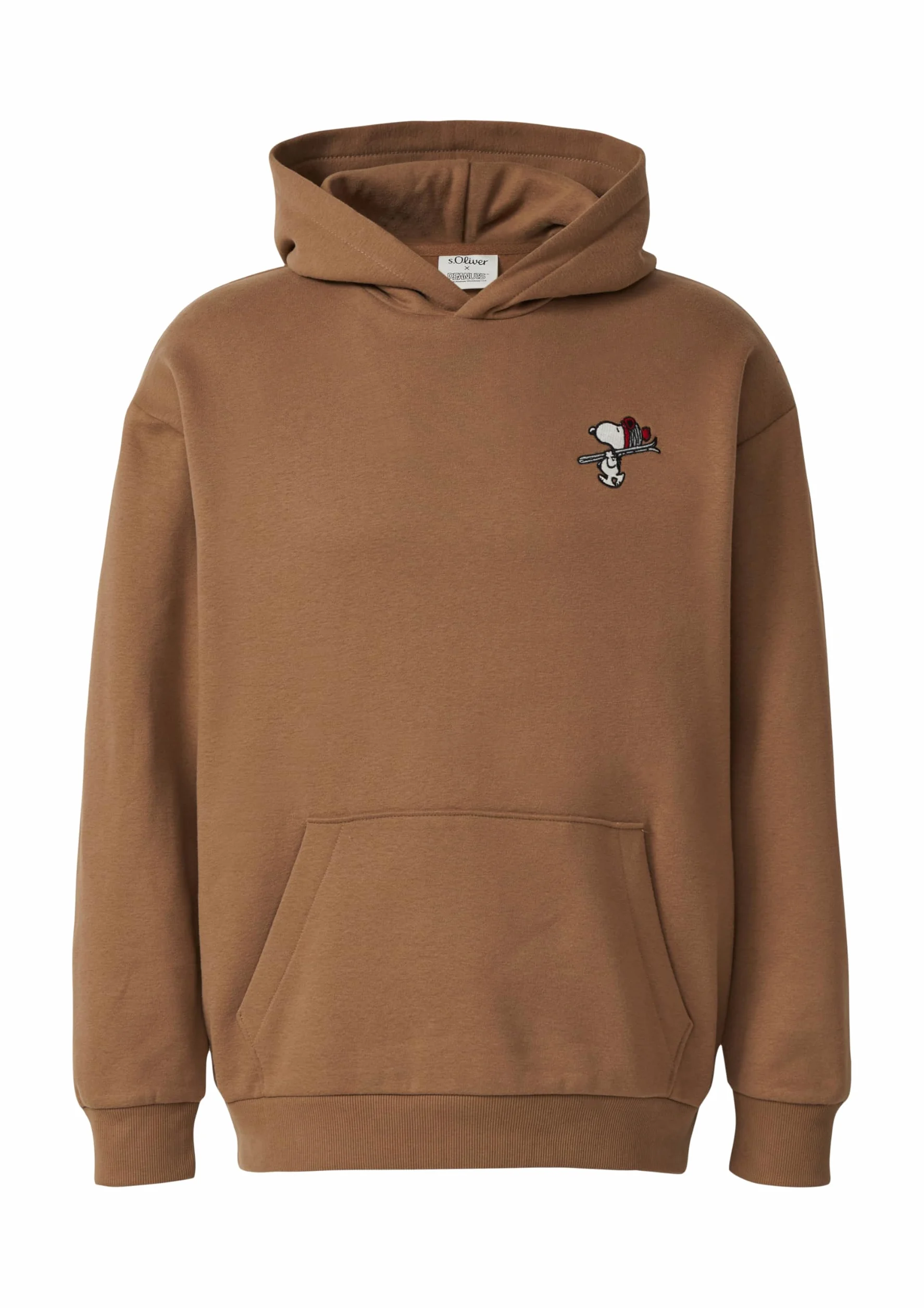 s.Oliver Bluza z kapturem i grafiką Peanuts® Mężczyźni 2172540