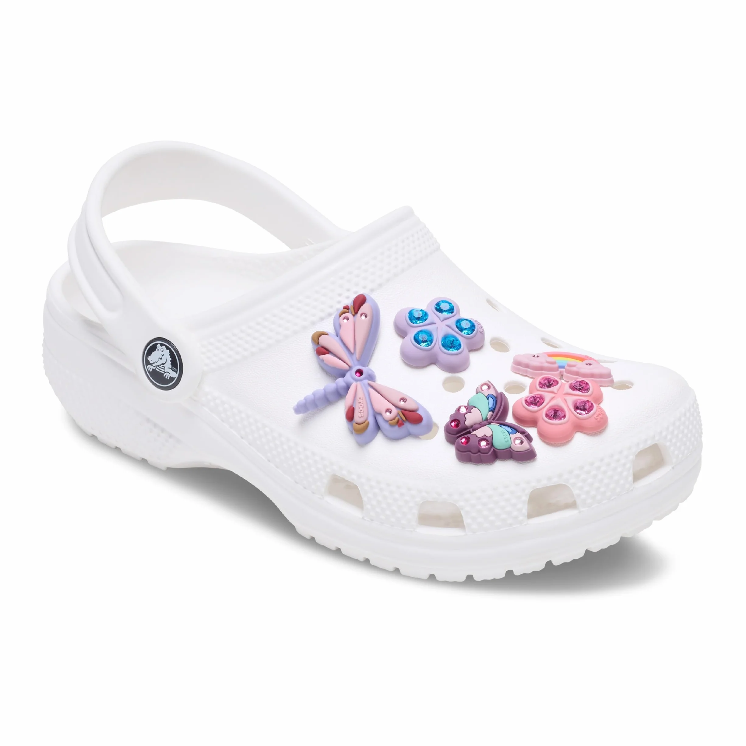 Crocs Unisex Magical Garden Bug 5 sztuk zawieszek do butów, wielokolorowe, jeden rozmiar, wielobarwny, Rozmiar Uniwersalny
