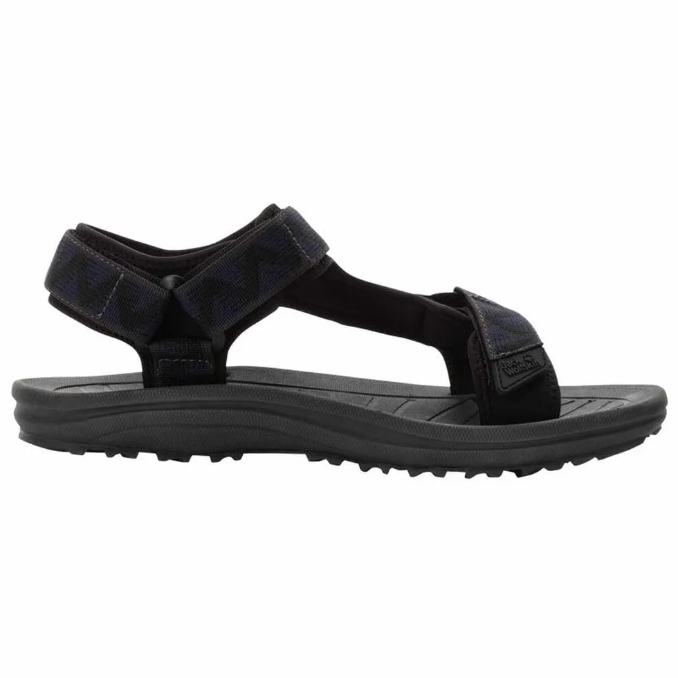 Jack Wolfskin Męskie sandały Wave Breaker M, Midnight Blue, 48 EU, niebieski (midnight blue), 48 EU