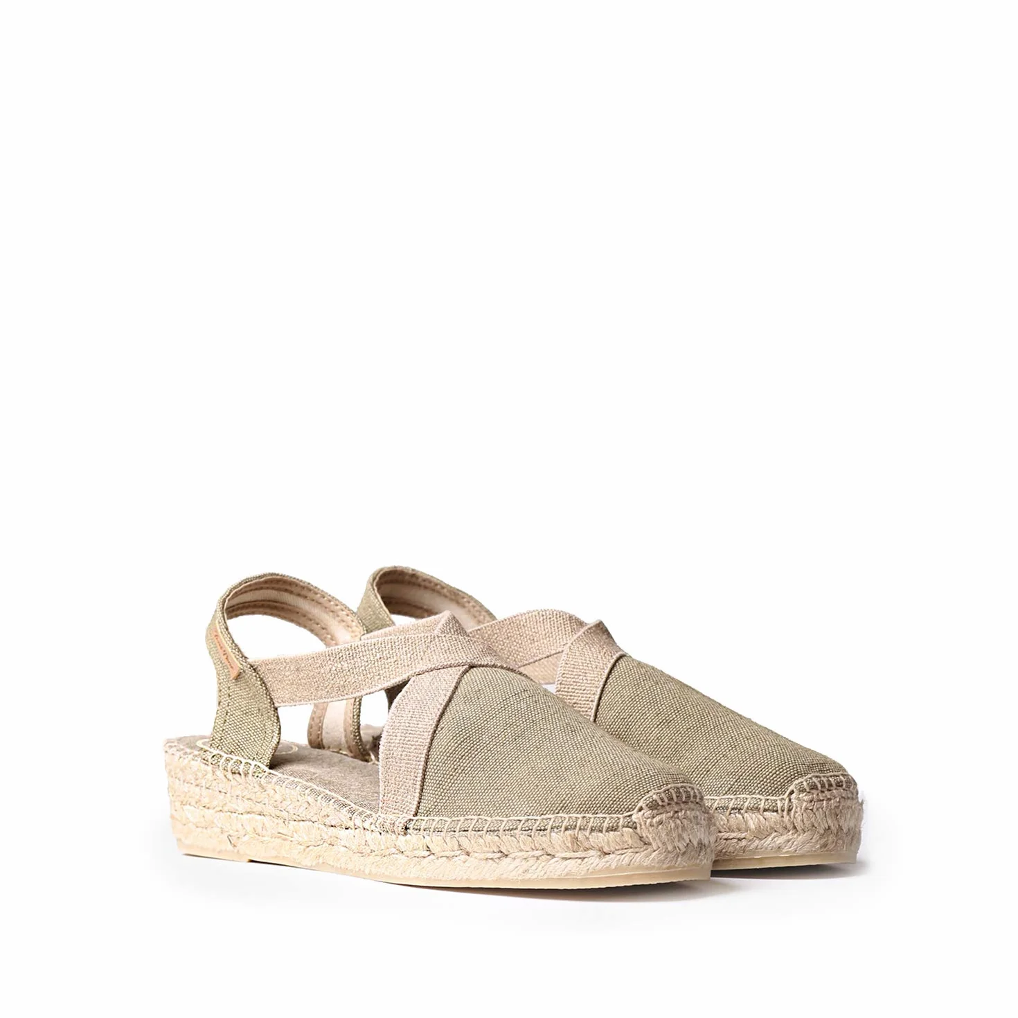 TONI PONS VERDI-V - Vegan wedge espadrille for women by Toni Pons made of cotton fabric.