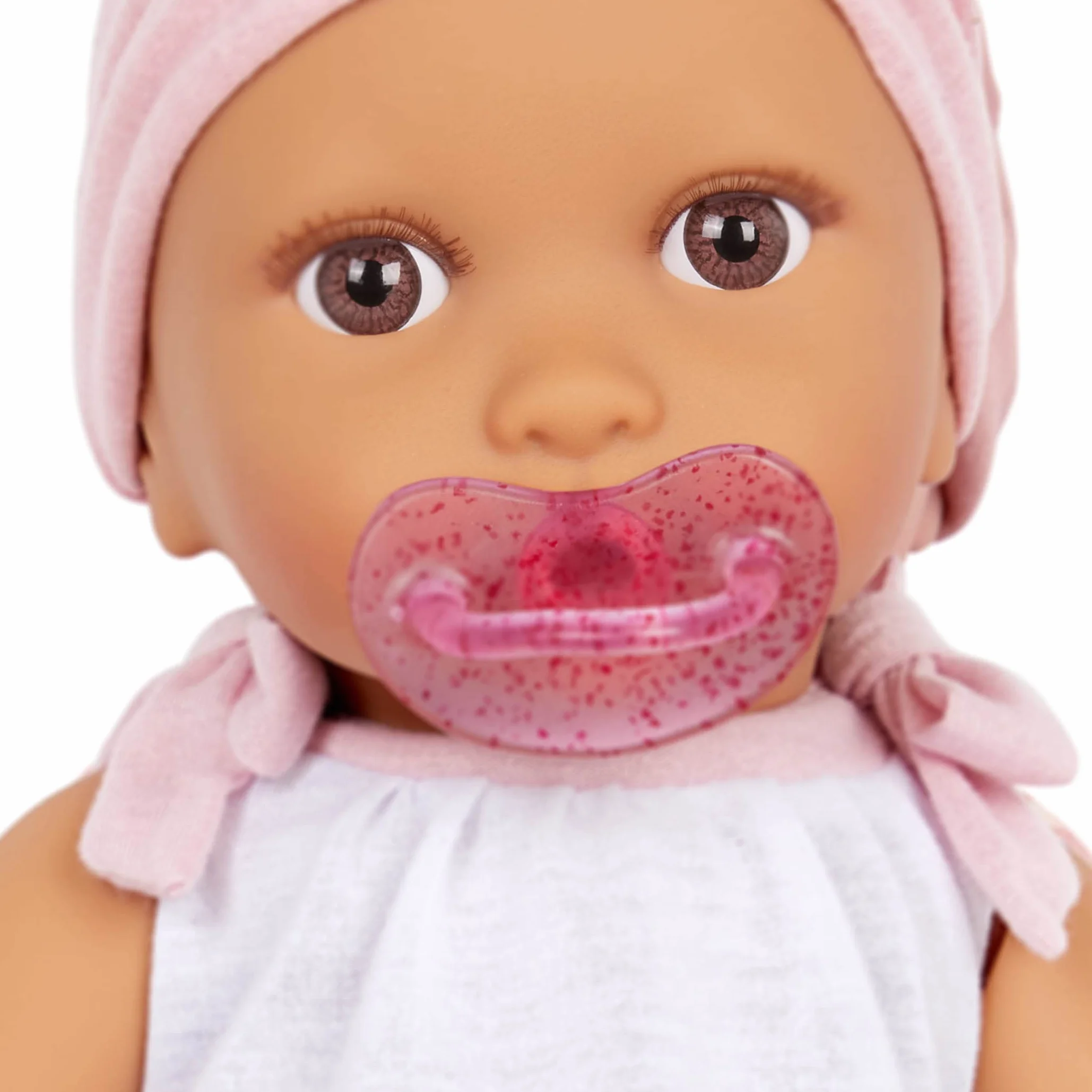 Babi Moda 14" Baby Doll W/2 szt. Body Suit & Pink Headband, BAB7225Z, Medium