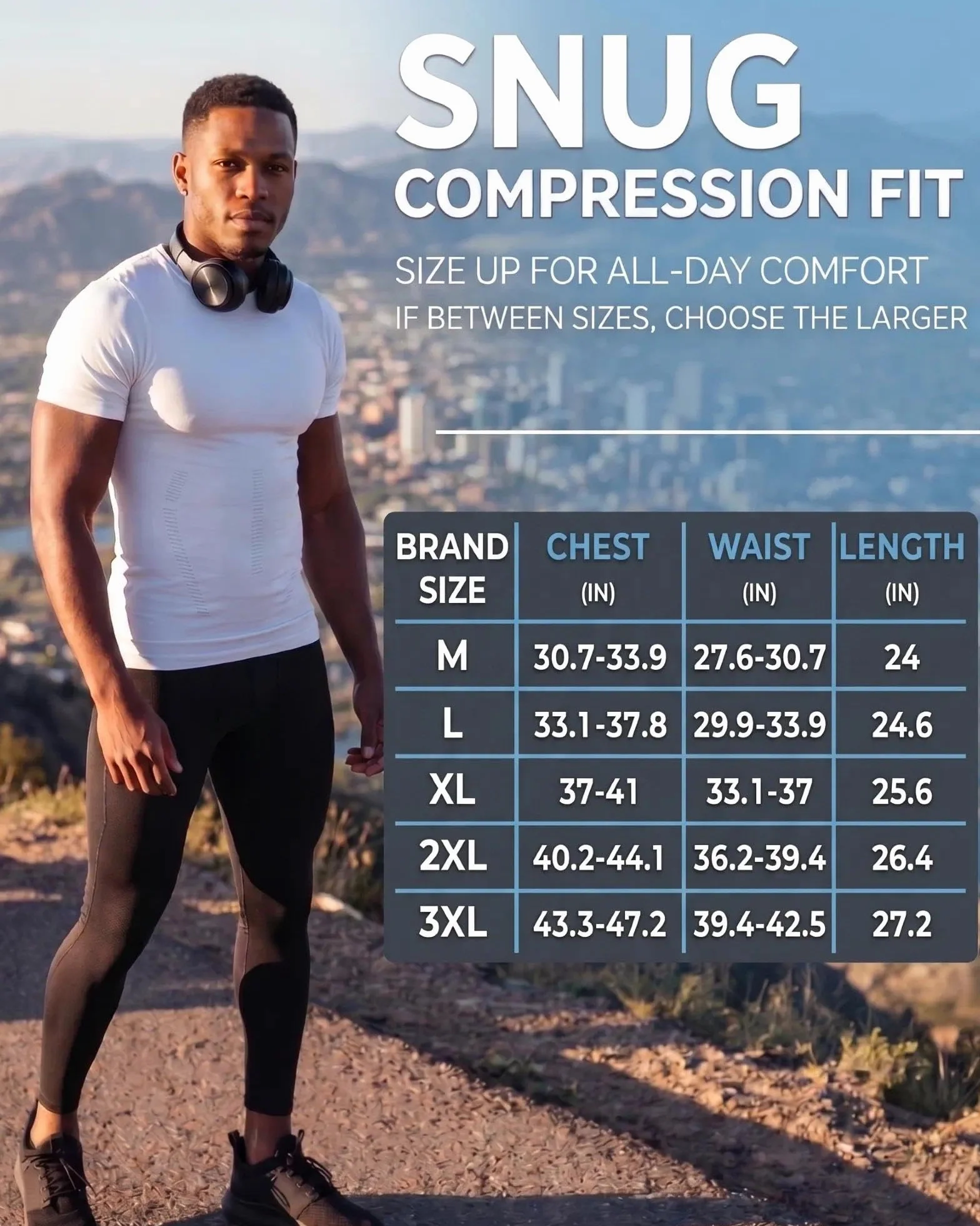 KOCLES Męska koszulka modelująca sylwetkę kompresyjna chłodząca bielizna modelująca podkoszulek Mężczyźni Mens Body Shaper Compression Cooling T Shirt Shapewear Undershirt