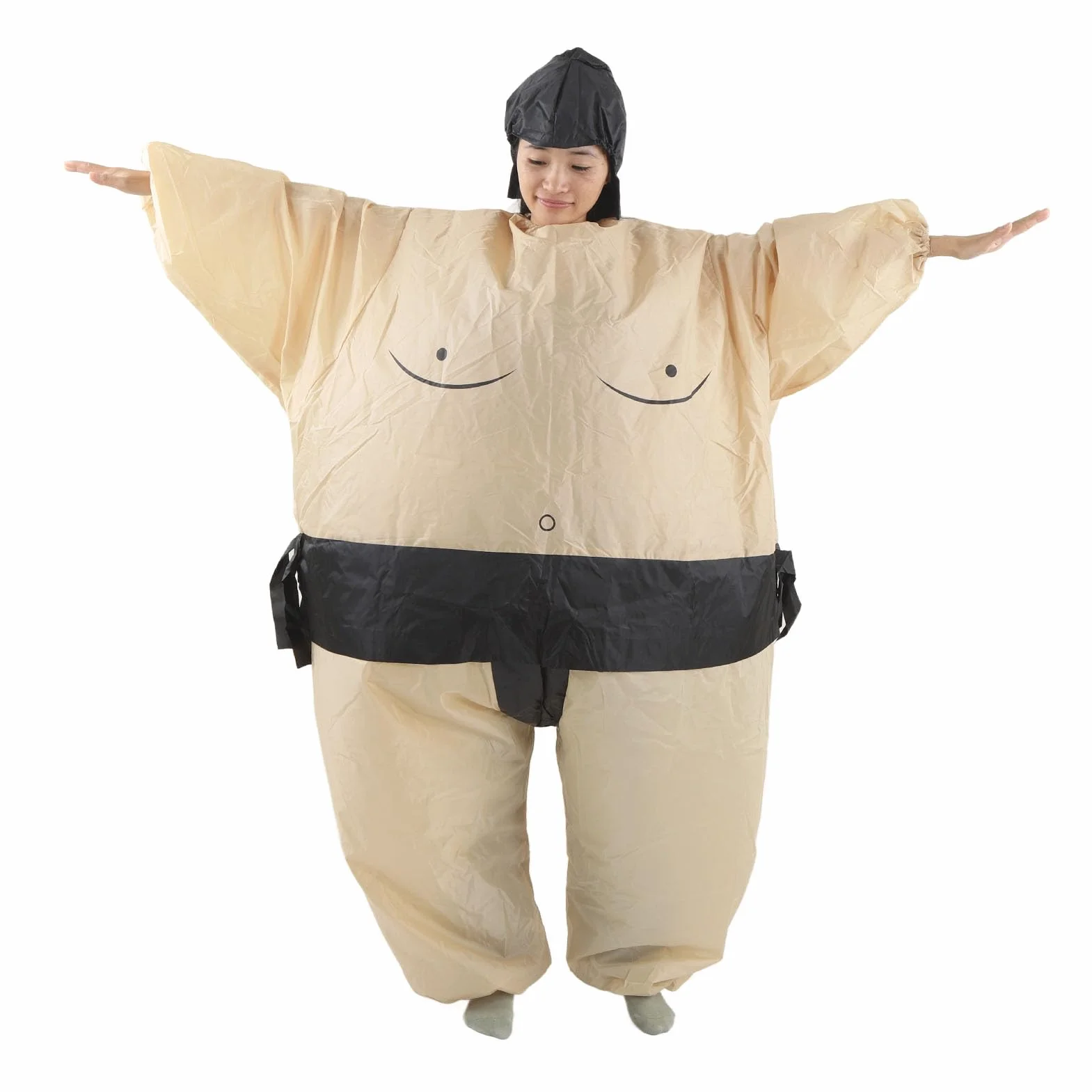 Nadmuchiwany Kostium, Zasilany Bateryjnie Kostium Zapaśniczy Sumo, Wodoodporny materiał Nadmuchiwane Kostiumy dla Dorosłych Dzieci, Impreza z Okazji Halloween Kostiumy Cosplay (150‑190cm)