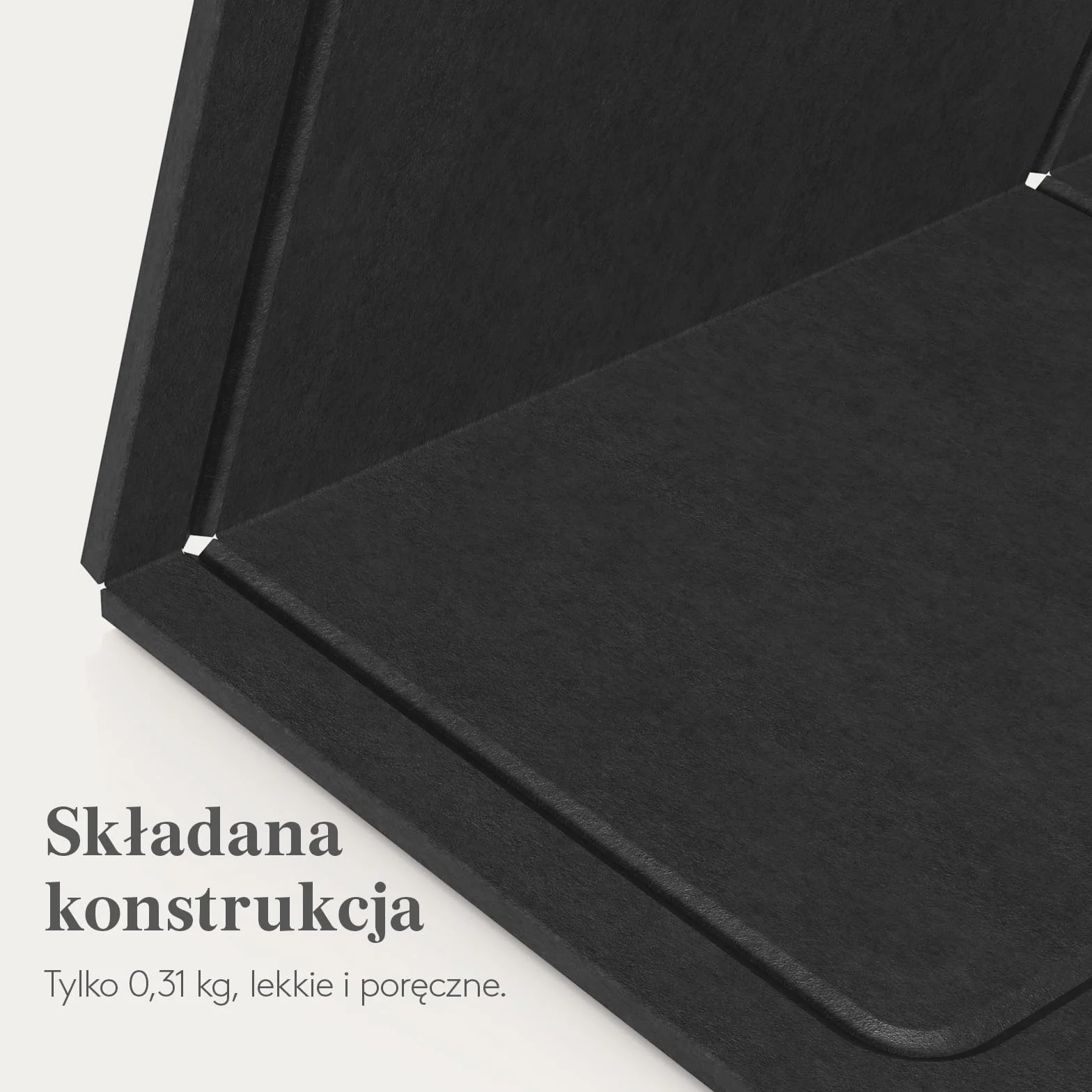 Lifewit Składana i Samoprzylepna Filcowa Tablica, 57 x 37,5 cm, Alternatywa dla Tablica Korkowa, Dekoracyjna Tablica Memo do Biura z 20 Pinezkami, Głęboka Czerń