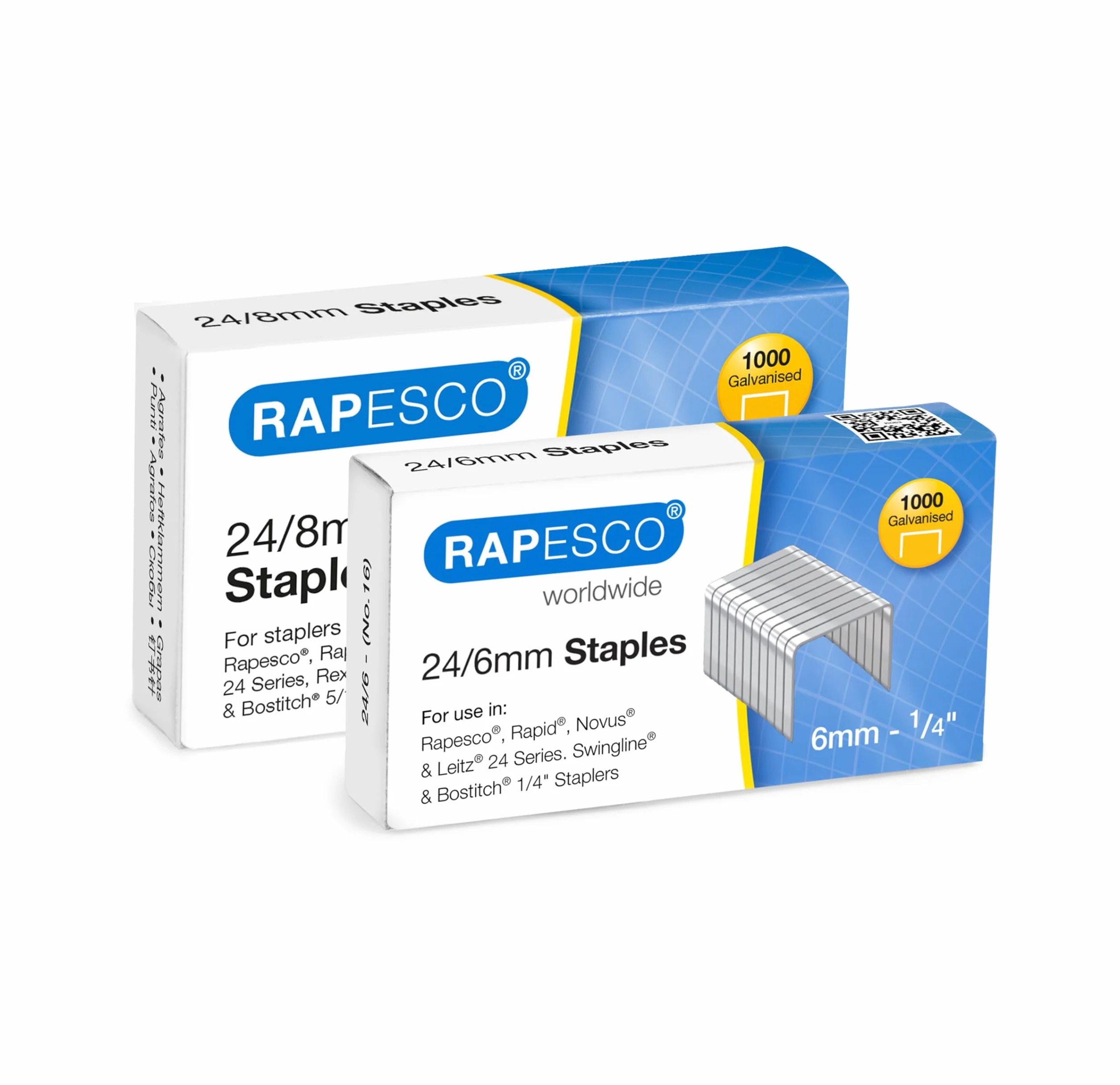 Rapesco 1466 Germ-Savvy ECO Luna Less Effort zszywacz antybakteryjny, 2000 zszywek, pojemność 50 arkuszy, czarny