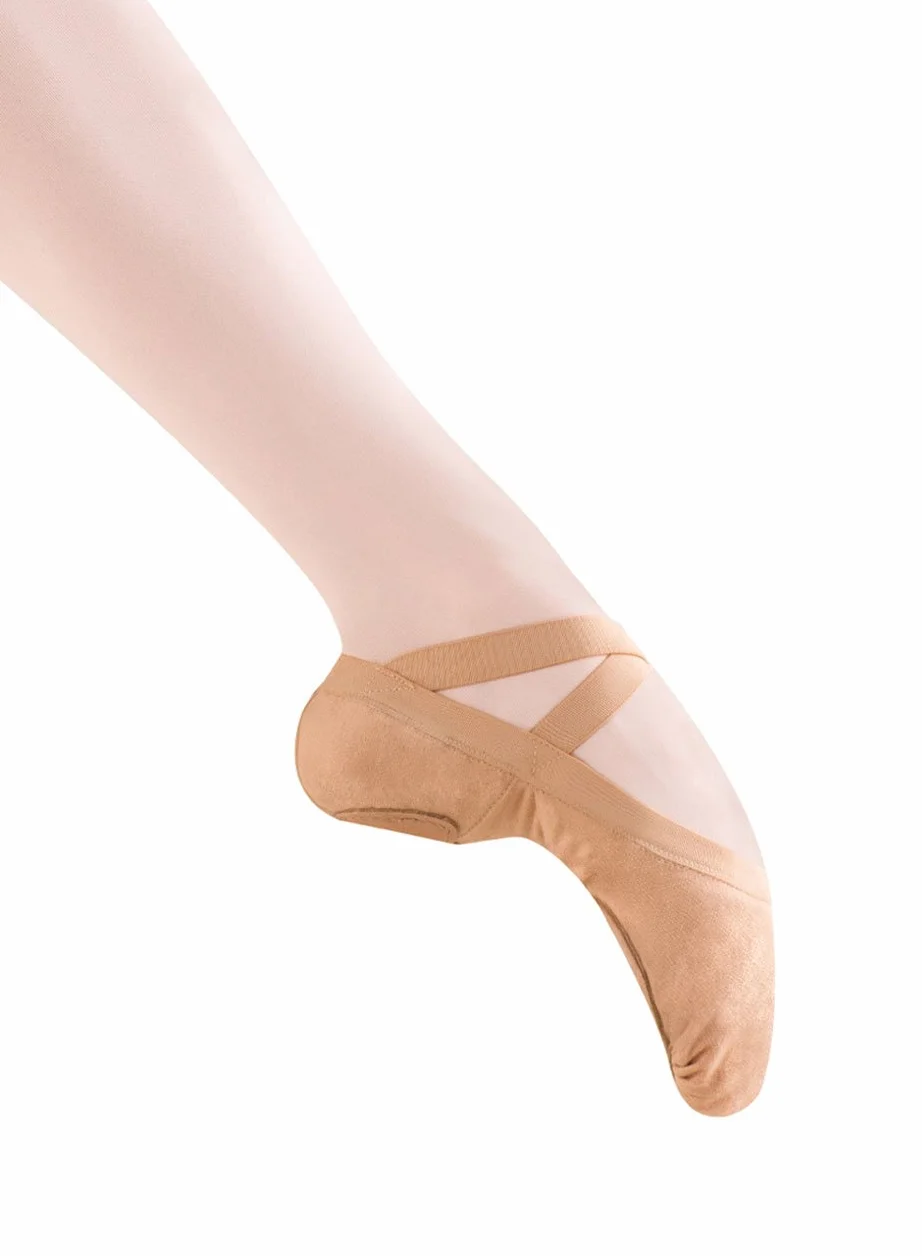 Bloch Women's Pro Elastic, Flesh, 4,5