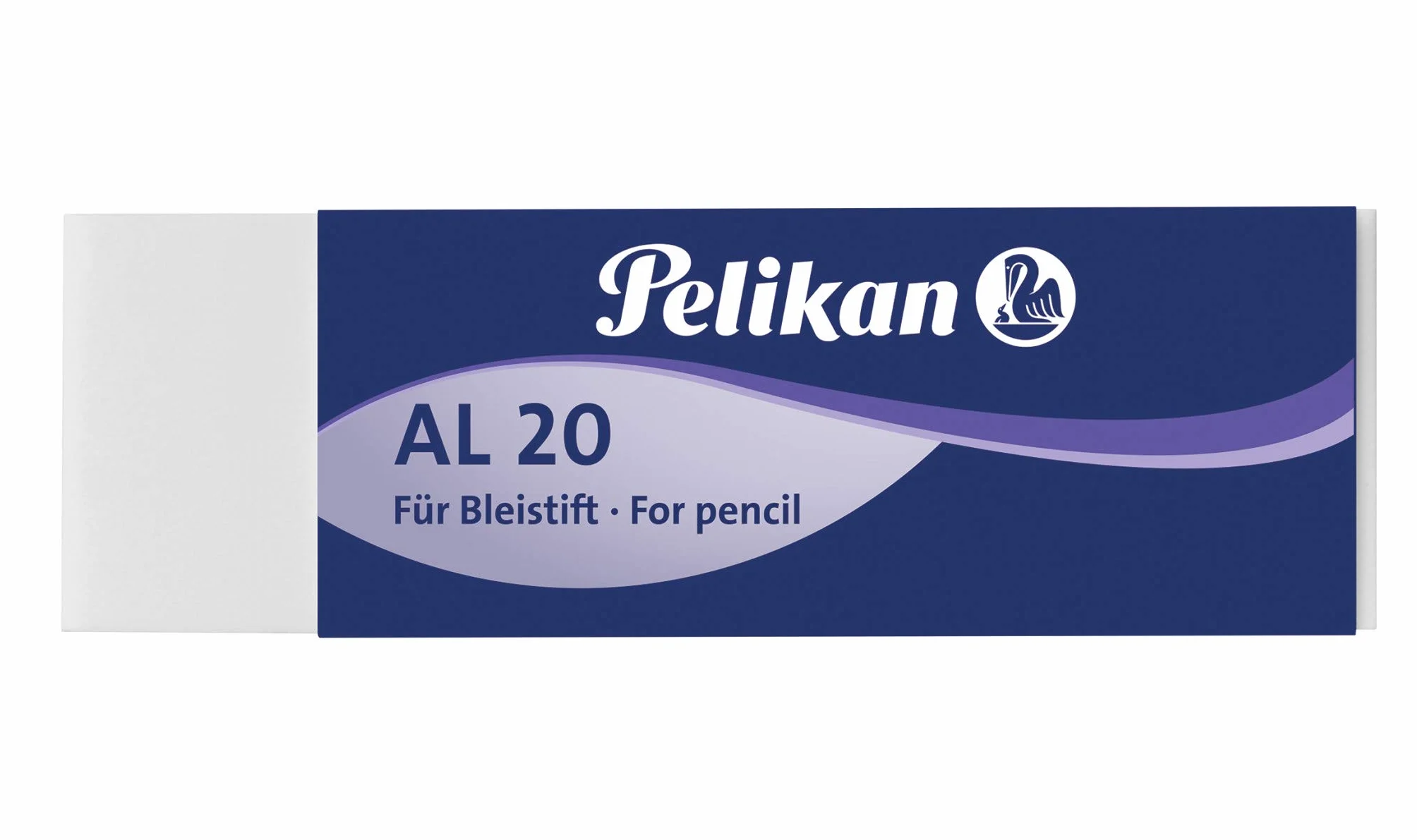 Pelikan Al20 005470 Gumka do Mazania, Biały, 4 sztuki