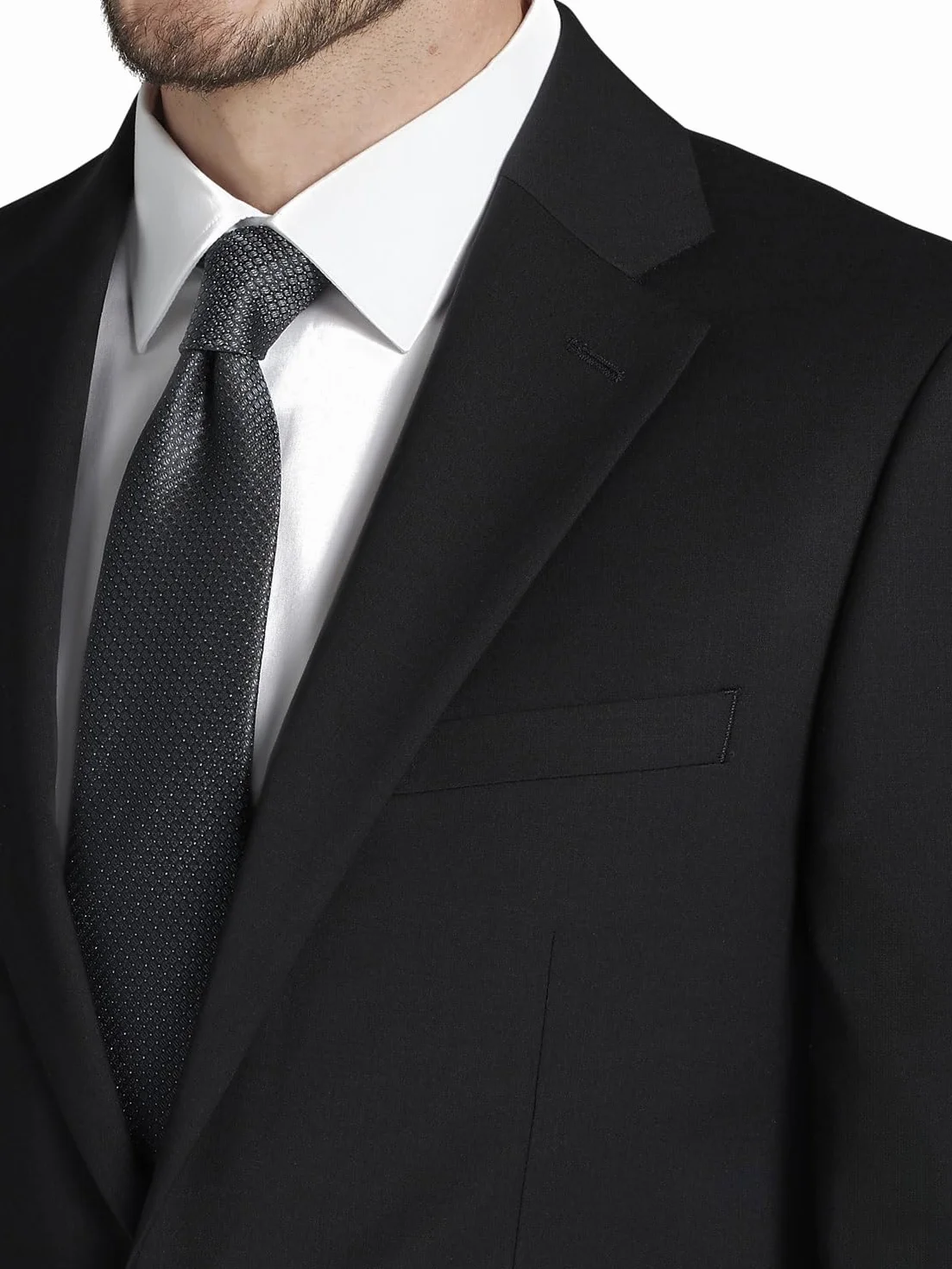 Calvin Klein X-Fit Slim Stretch Suit Separate (Blazer Pant) - Odzież — spodnie Mężczyźni