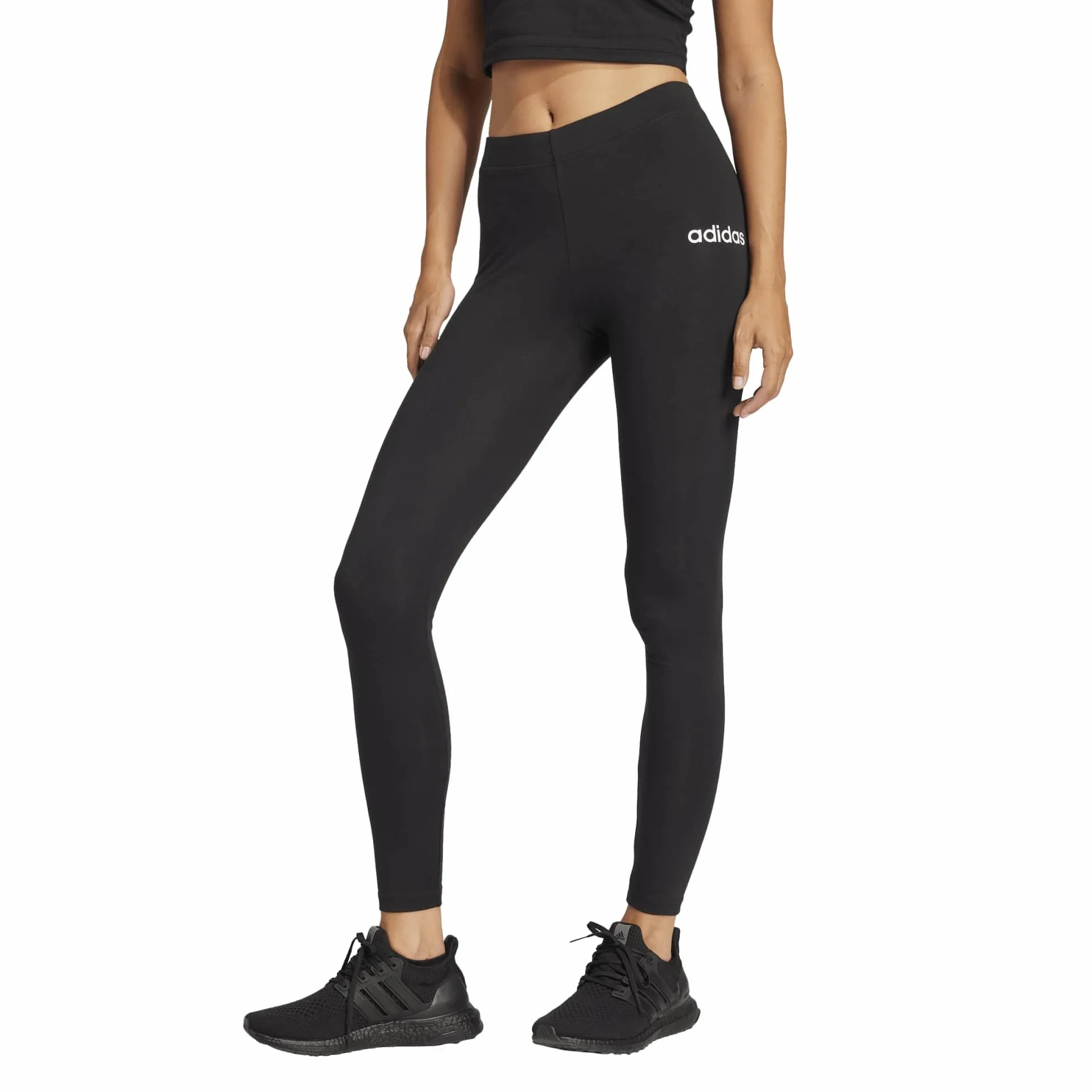 adidas Essentials Linear Cotton Leggings - Rajstopy Kobiety