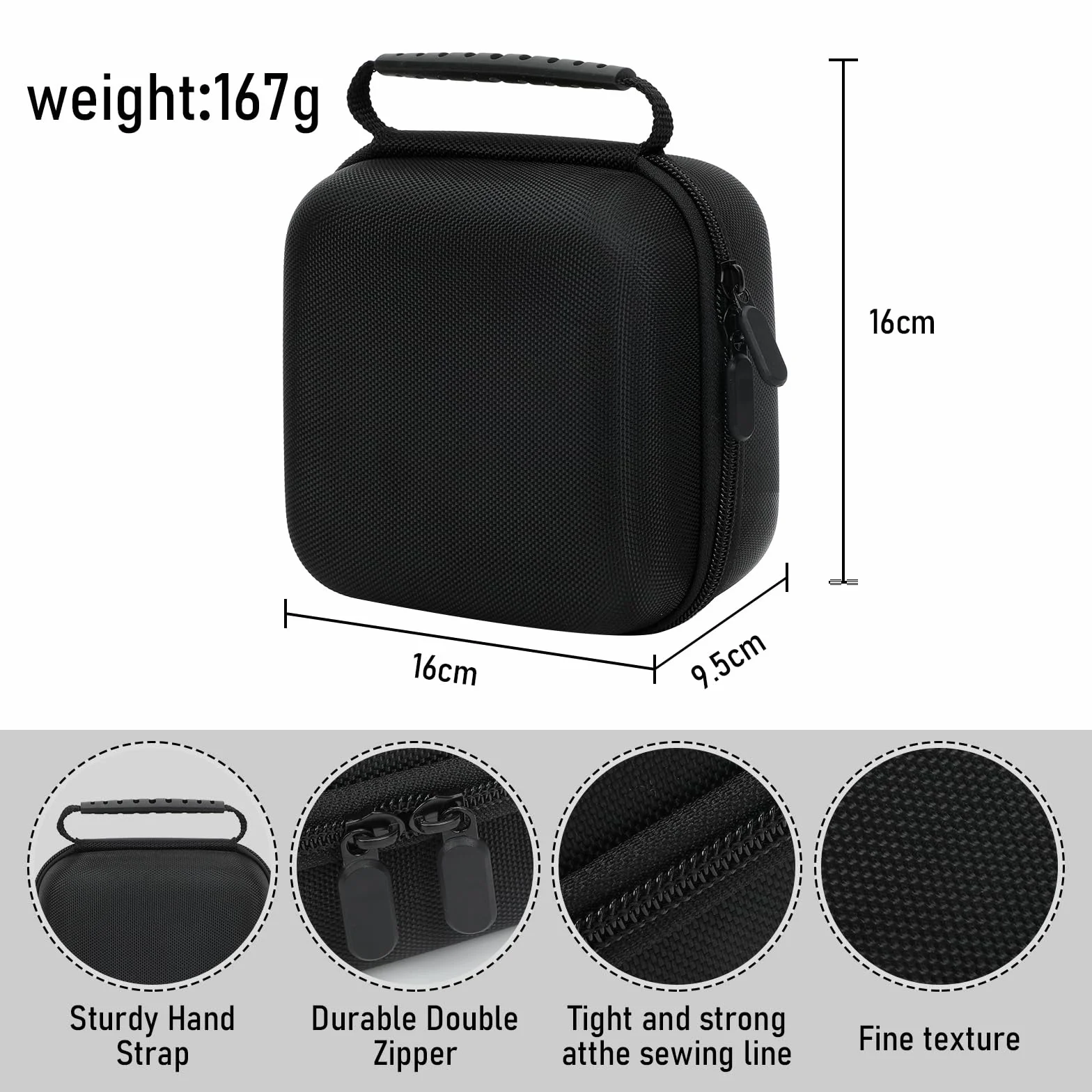 Etui do Apple Mac Mini M4 Chip/M4 Pro Chip Komputer stacjonarny i akcesoria, Podróżna ochronna twarda torba do przenoszenia kompatybilna z Apple Mac Mini M4 / Mac M4 Pro (tylko etui)
