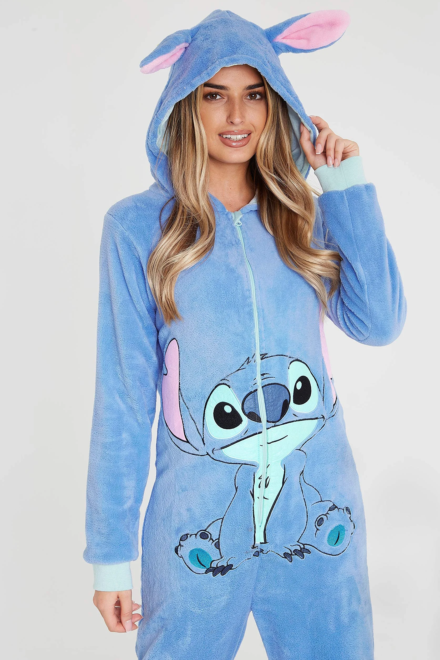 Disney Piżama damska jednoczęściowa - piżama z polaru IH Oh Angel Minnie Maleficent S-2XL - pomysł na prezent