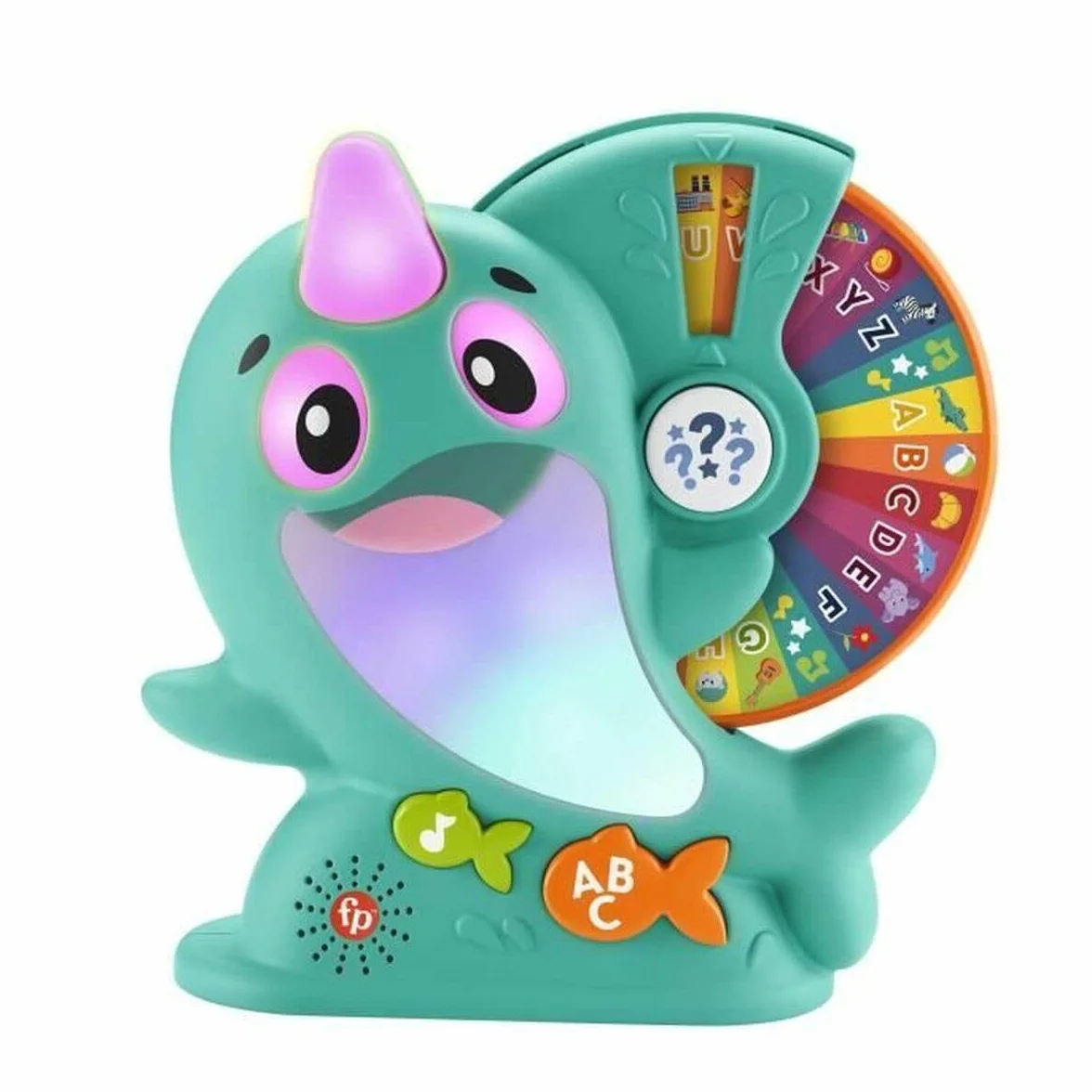 Fisher-Price Solal Le Narval Zabawka, Wielokolorowy, Od 1.5 Roku