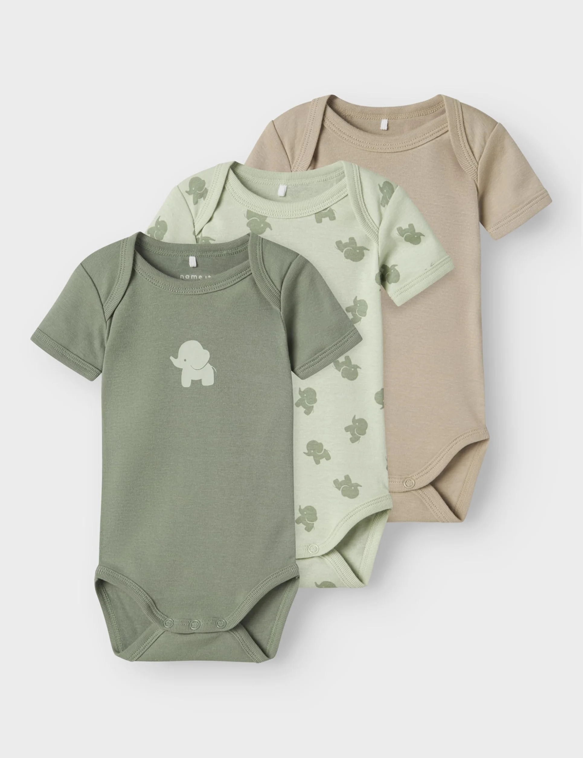 Męskie Sea Foam Nbmbody 3P SS Ss Elephant Noos, Numeric_86 (3 sztuki), Pianka Sea Foam., numeric_86