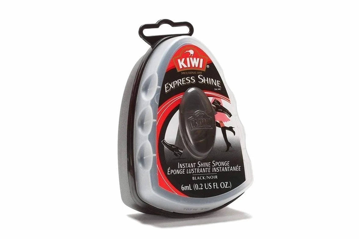 KIWI Express Shine gąbka do natychmiastowego połysku, kiwi kolor: czarny