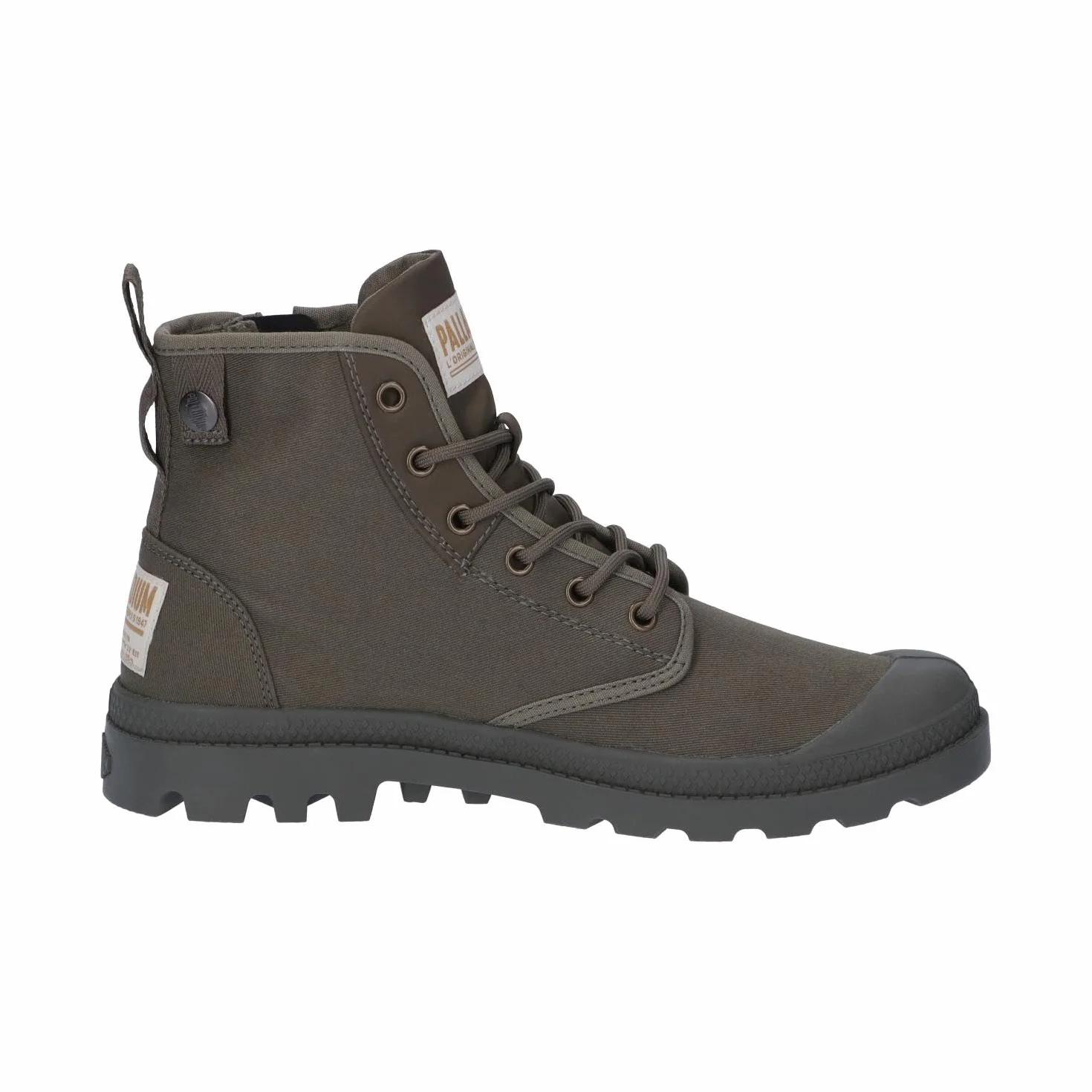 Palladium Męski Pampa Detroit Zip Boots, Olive Night, 43 EU
