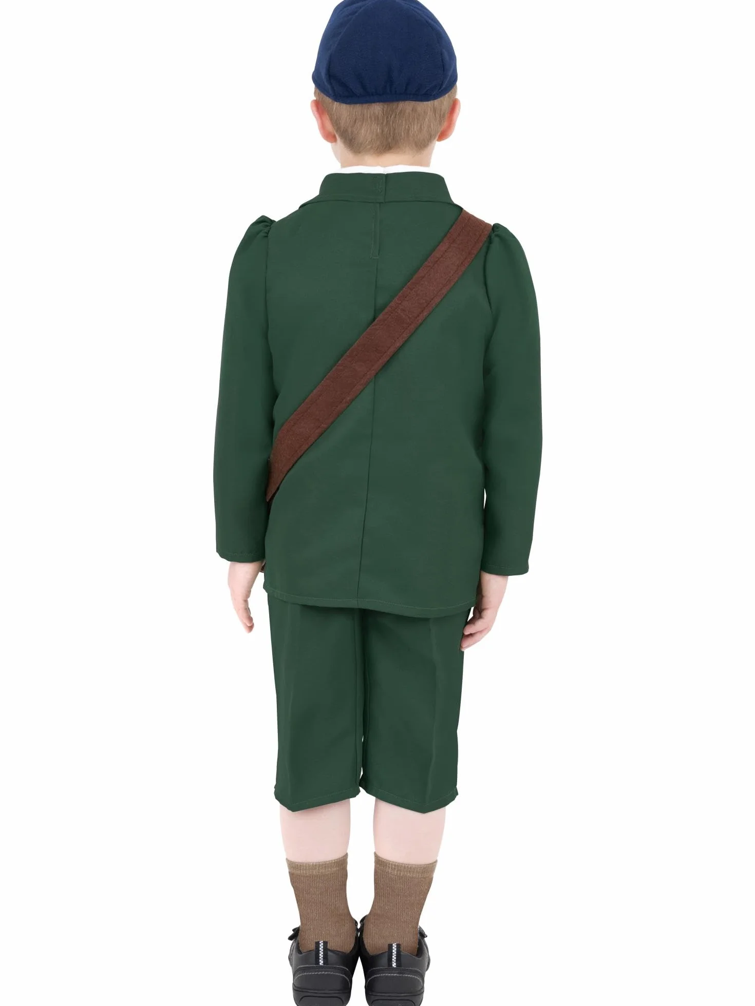 WW2 Evacuee Boy Green Costume (L)