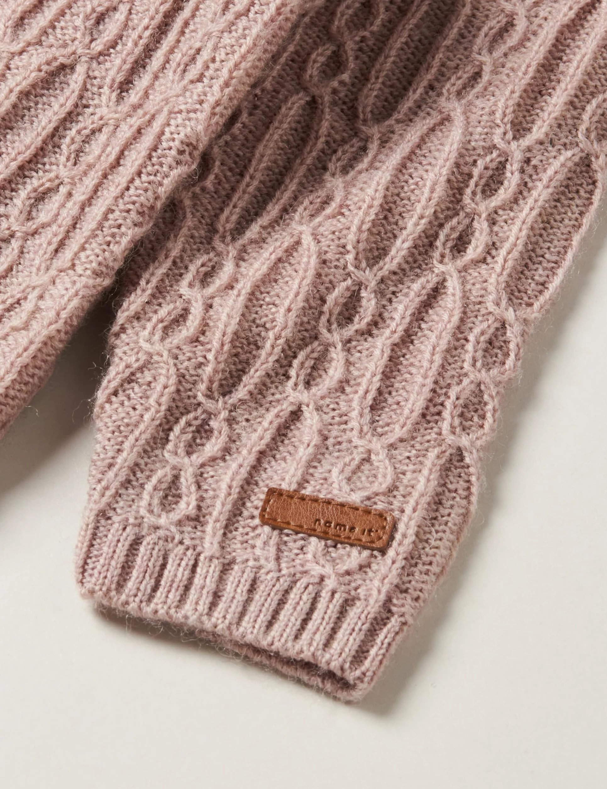 NAME IT Kombinezon Niemowlęta - dziewczynki Nmfwrilla Wool Ls Knit Suit Xxiii