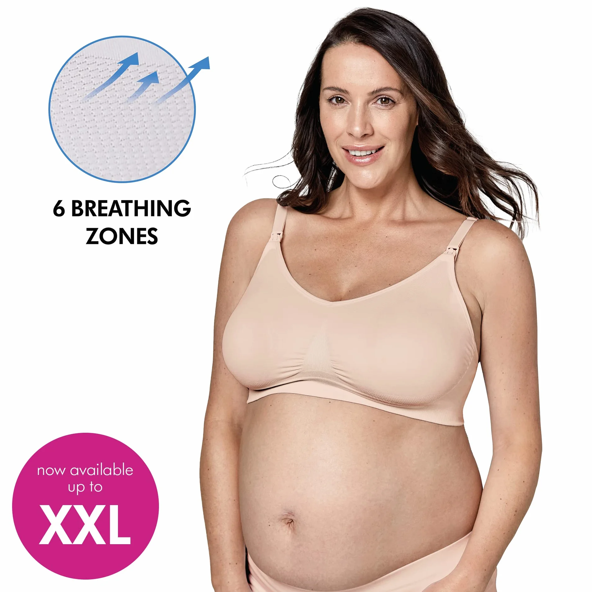 Medela Damski biustonosz Keep Cool Ultra Schwangerschafts-und Still-bh, nieprzezroczysty