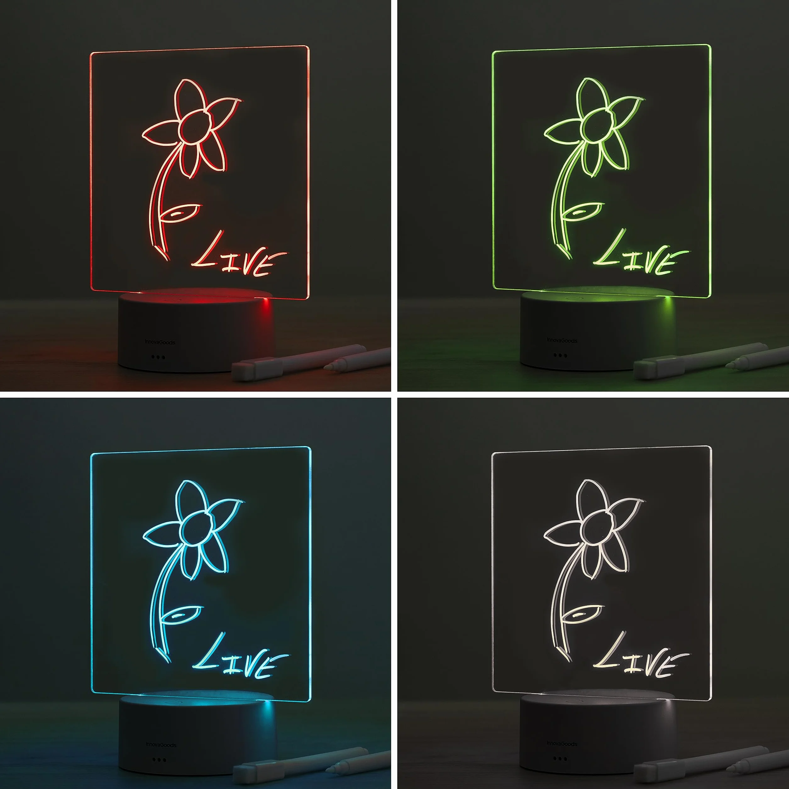 Tablica LED na notatki i wiadomości Lemo InnovaGoods