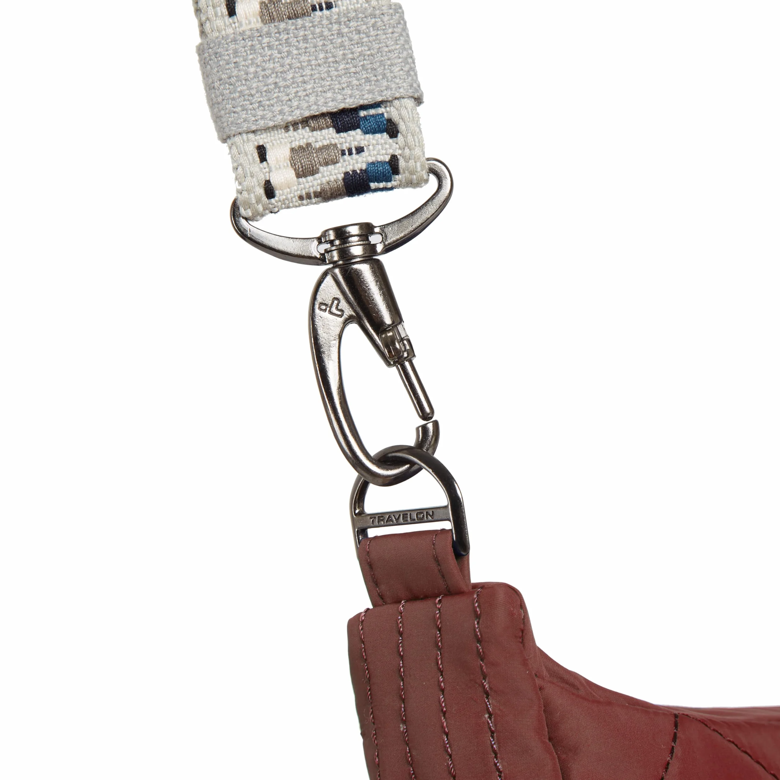 Travelon Unisex Boho Anti-Theft półksiężyc crossbody, papryka, Paprika