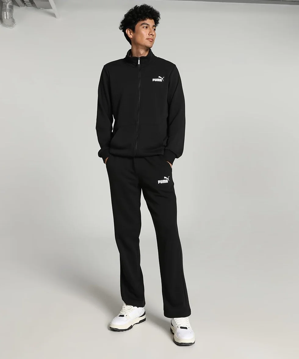 Puma Mężczyźni Ess Logo Tr Op Srl 586722 Spodnie, Czarny, XL