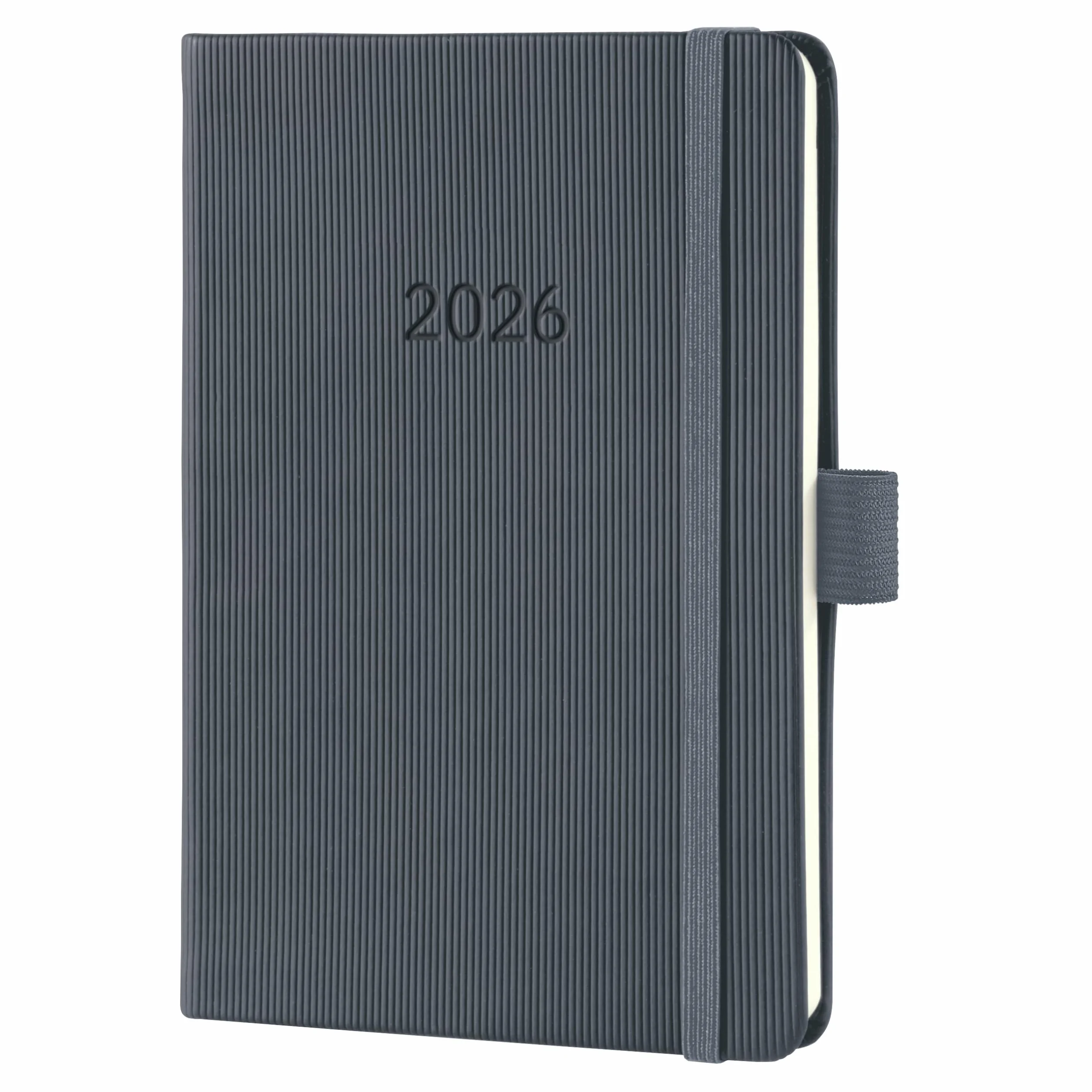 SIGEL C2667 Wochenkalender Conceptum 2026, ca. A6, , dunkelgrau: Agenda Conceptum, Classic, Hardcover