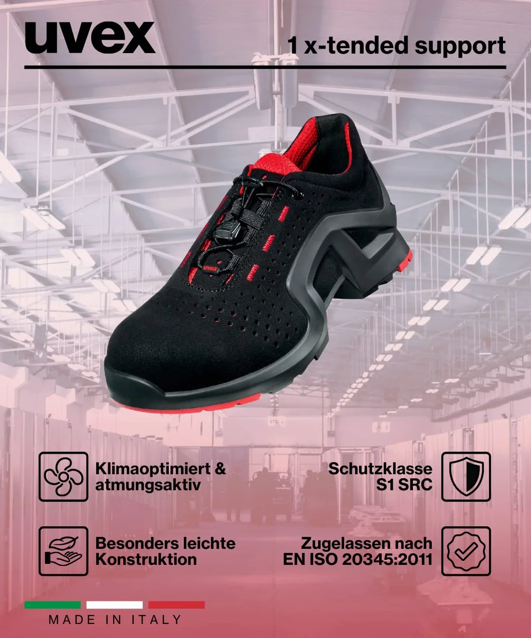 Uvex Mężczyźni 1 X-tended Supportbuty robocze