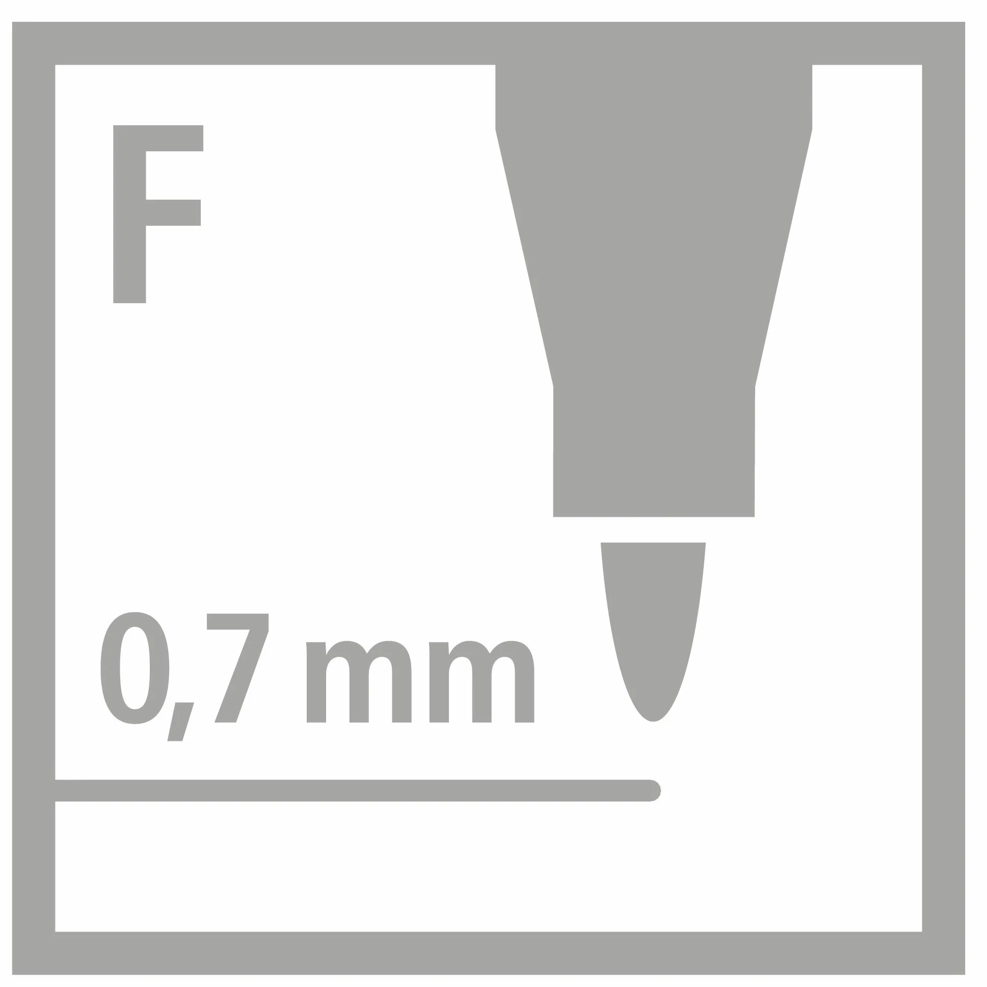 Marker permanentny STABILO OHPen - 1 sztuka marker drobna końcówka 0,7mm - tusz permanentny -czarny