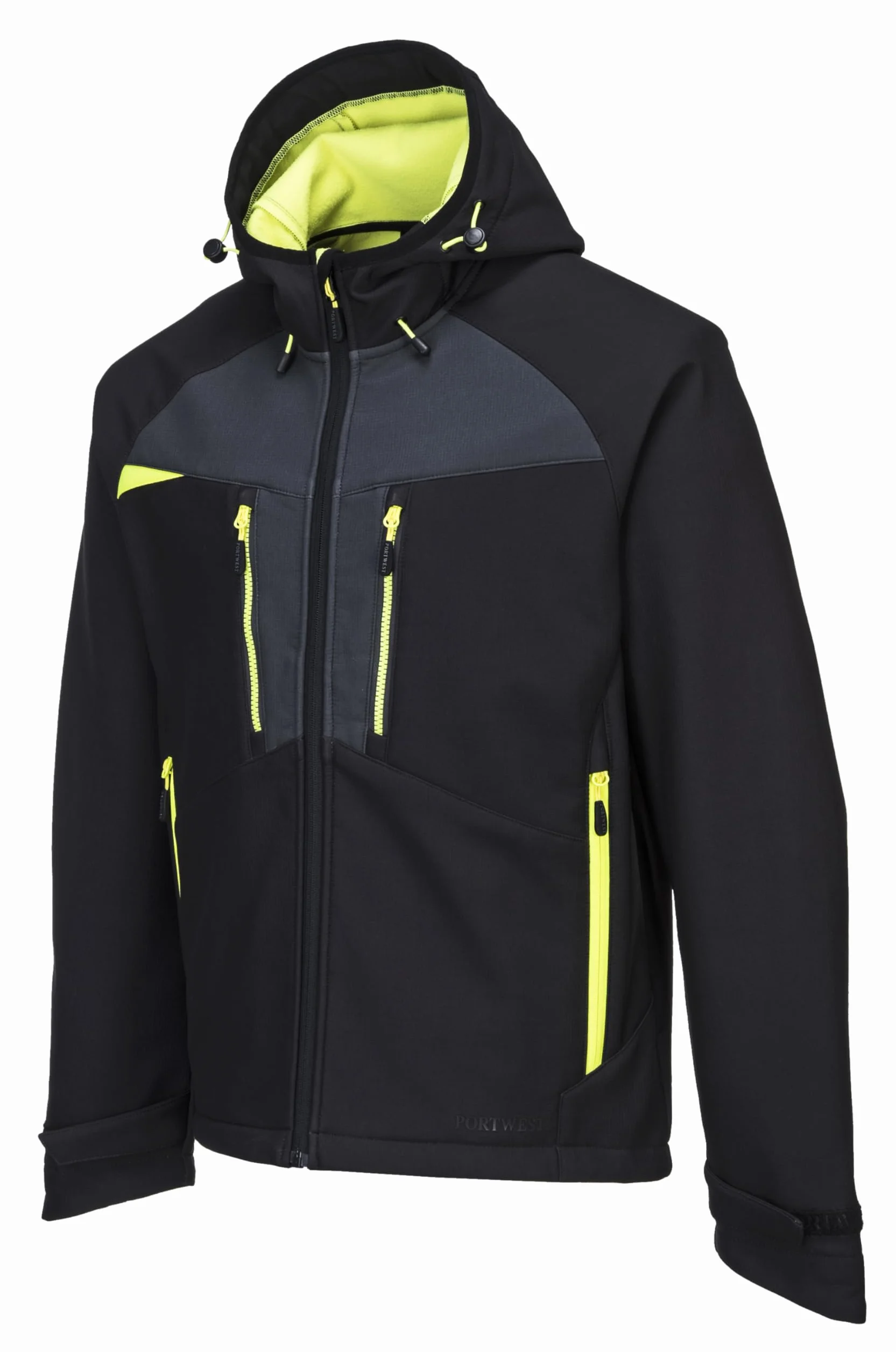 Portwest DX474 DX4 Softshell Kurtka, Regularny, Rozmiar XL, Czarny