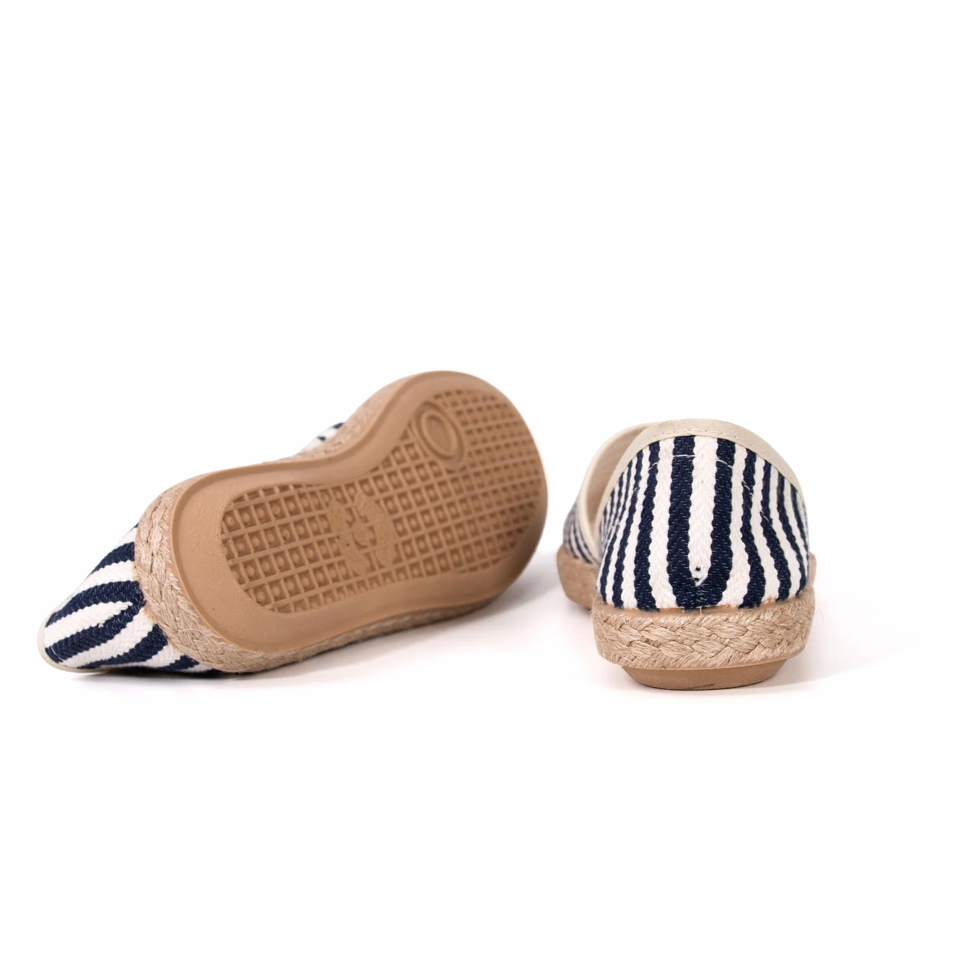 JOMIX Espadryle Damskie Płaskie Wyprodukowano W Hiszpanii Sneakers Damskie Letnie Mokasyny Damskie Z Nadrukiem W Paski